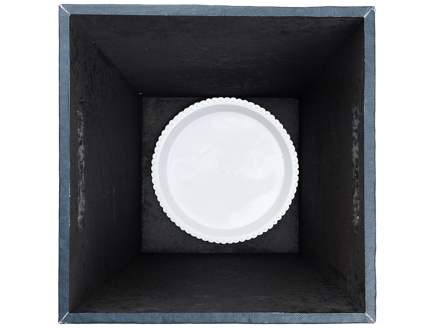 Suporte para guarda-chuva Tela cinzenta escura Mdf Lona Retro Maneja 37x20x20