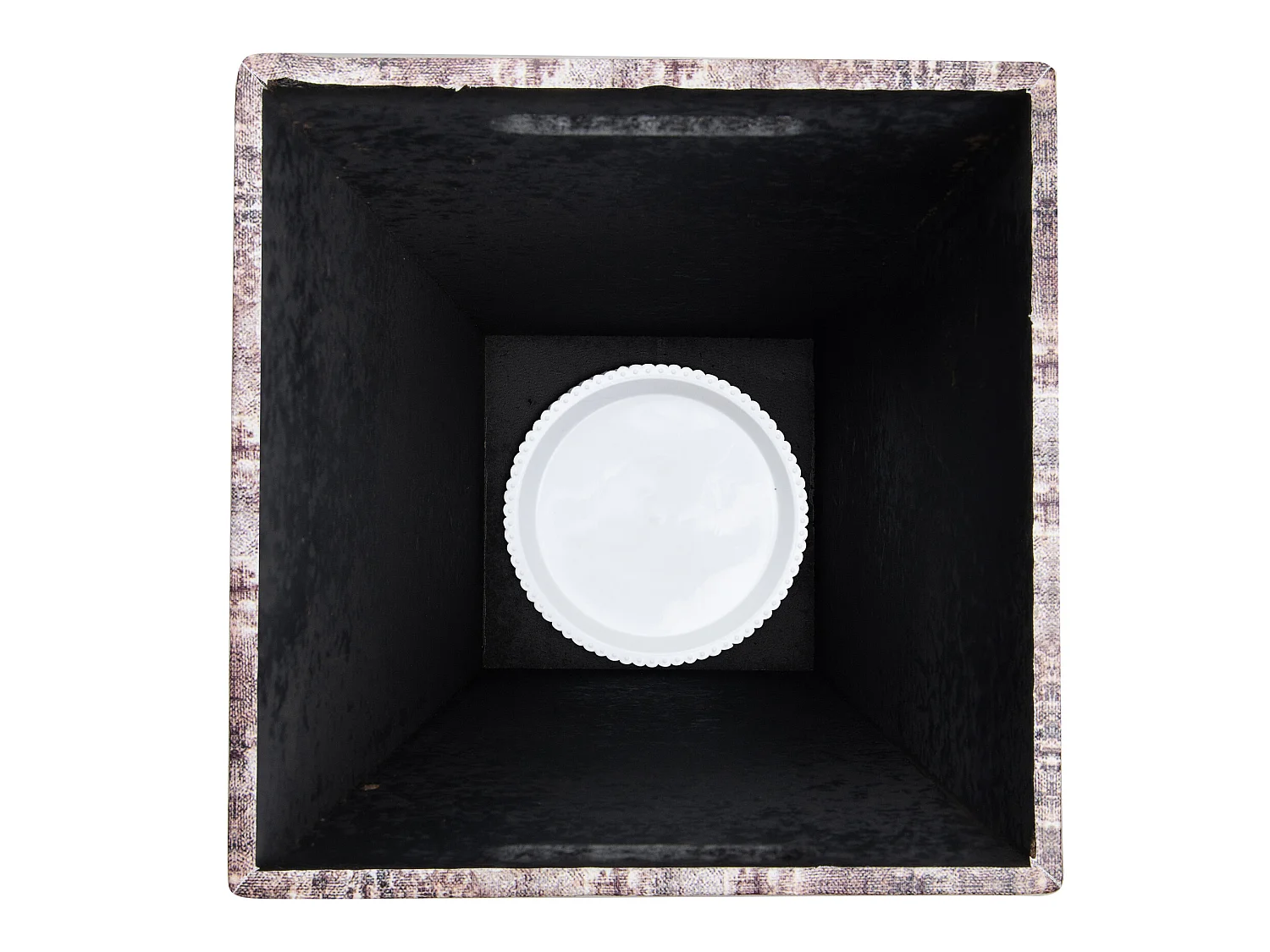 Porta Ombrello Ombrelli Canvas Legno Grigio Celeste 50x21x21