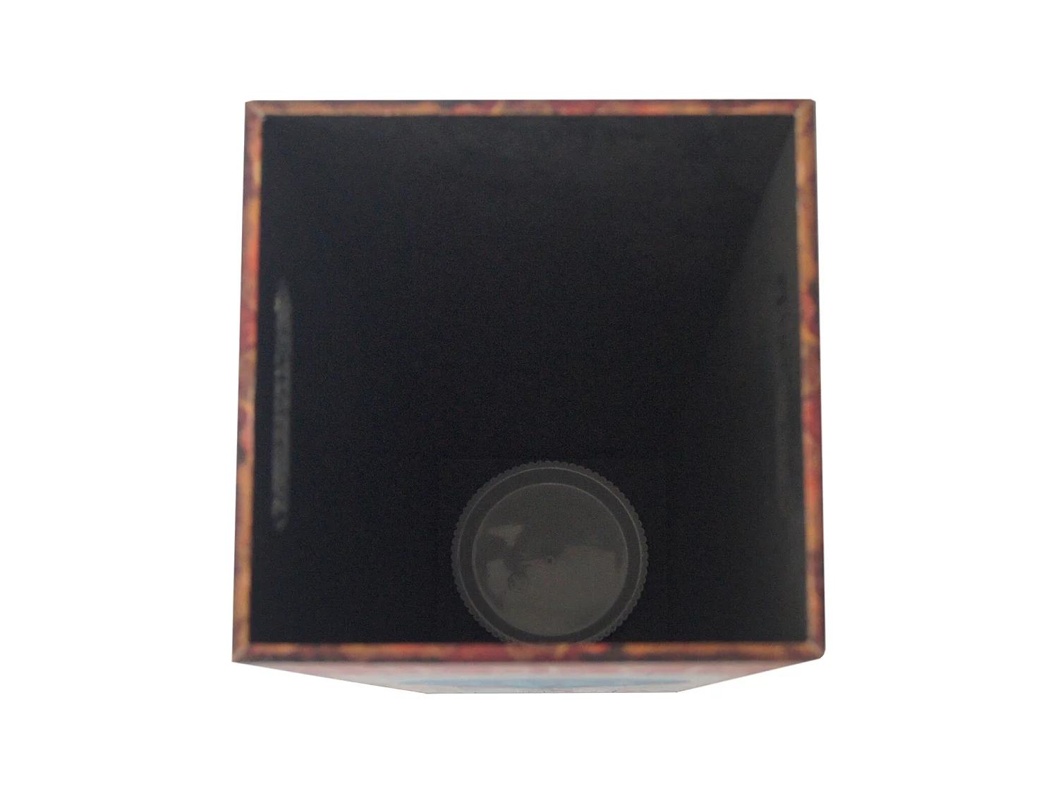 Paragüero Cuadrado Marrón Mdf Lona Beige Entrada 50x20x20