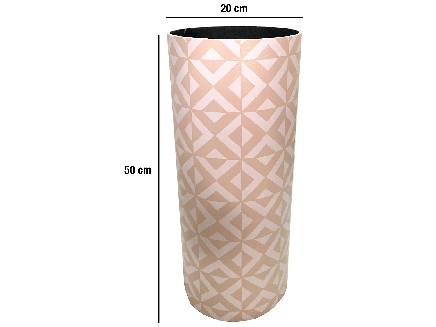 Suporte para guarda-chuva Mdf Lona Moderna Branca 50x20x20