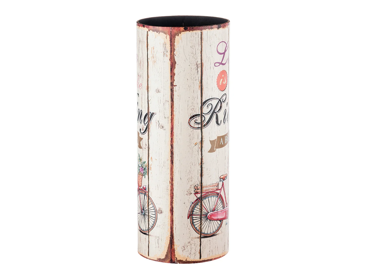 Portaombrelli Porta Ombrelli Canvas Beige Tondo Retro 49x20x20