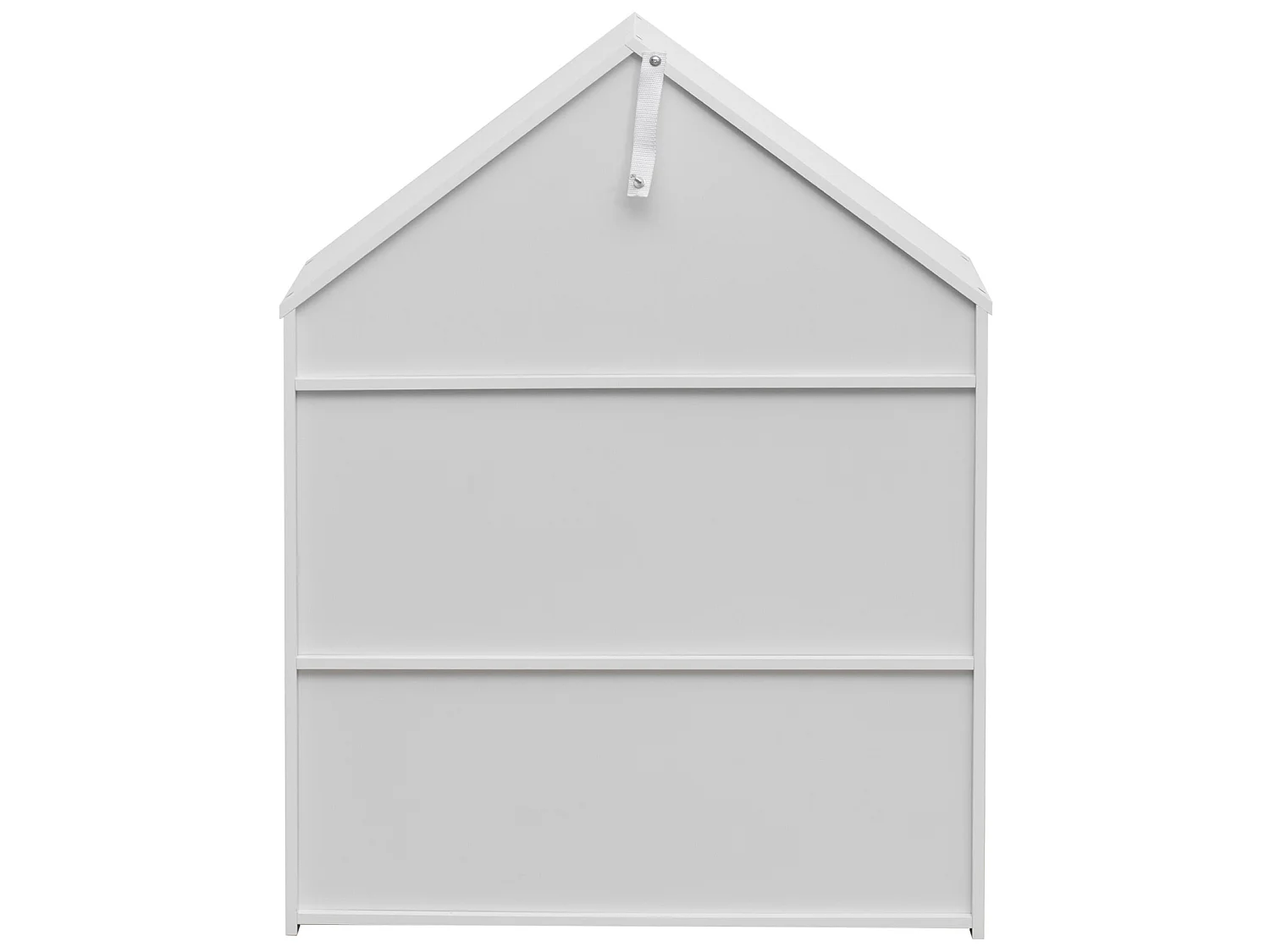 Libreria per Bambini Portagiochi in Legno Bianco 3 Scaffali 2 Cassetti Cameretta