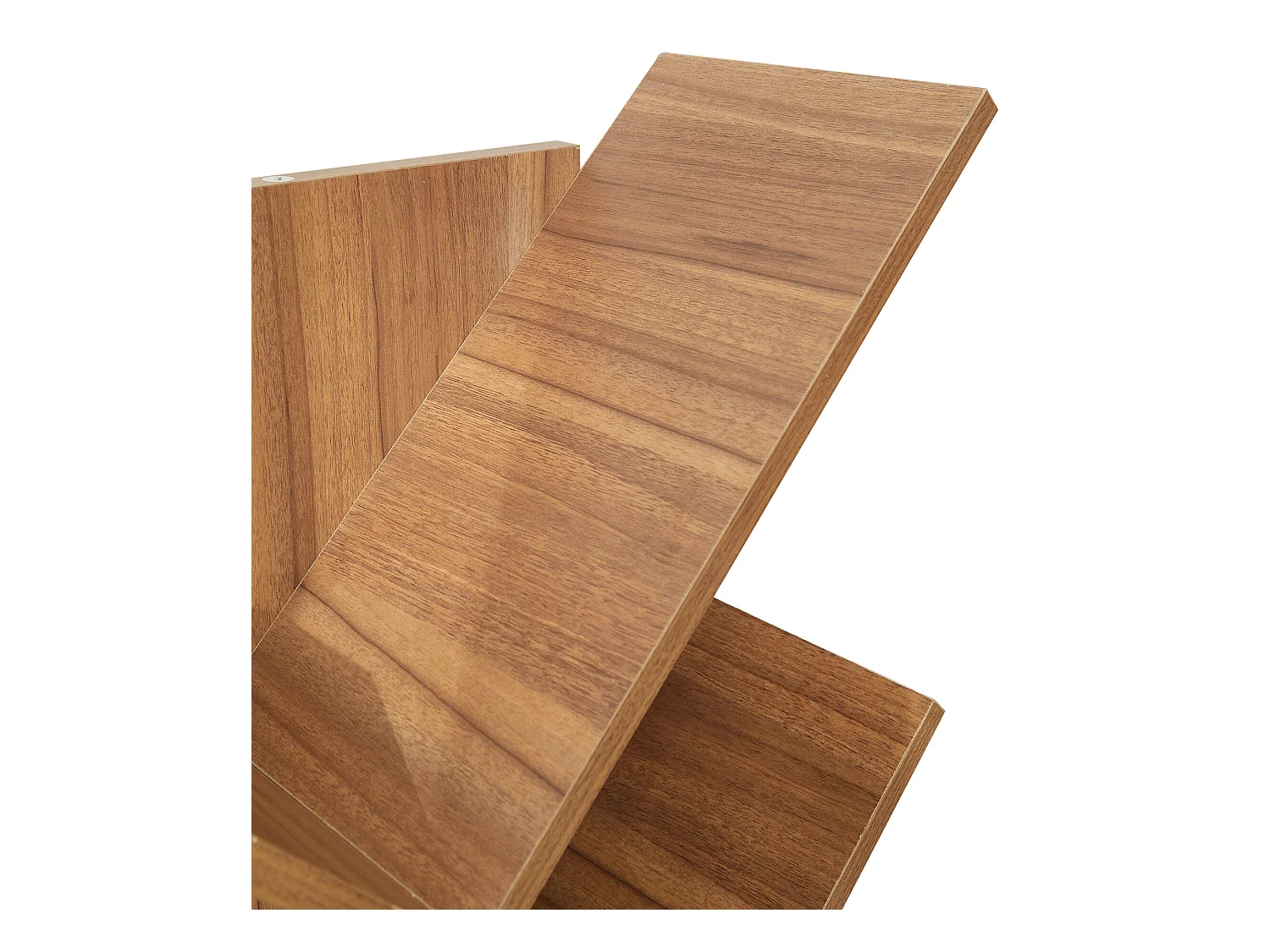 Scaffale Libreria 10 Mensole Legno Marrone Moderno 160x44,5x22