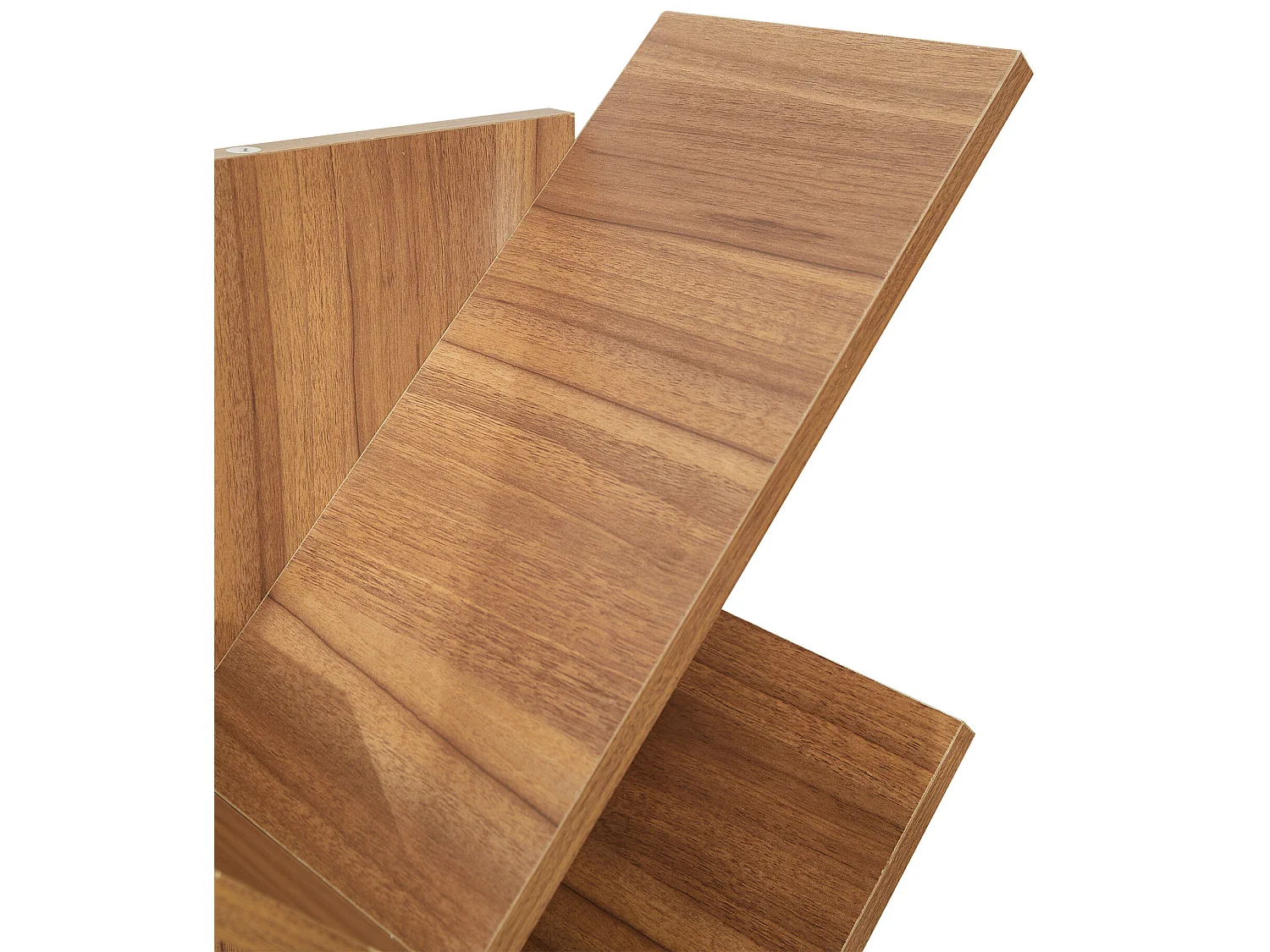 Scaffale Libreria 10 Mensole Legno Marrone Moderno 160x44,5x22