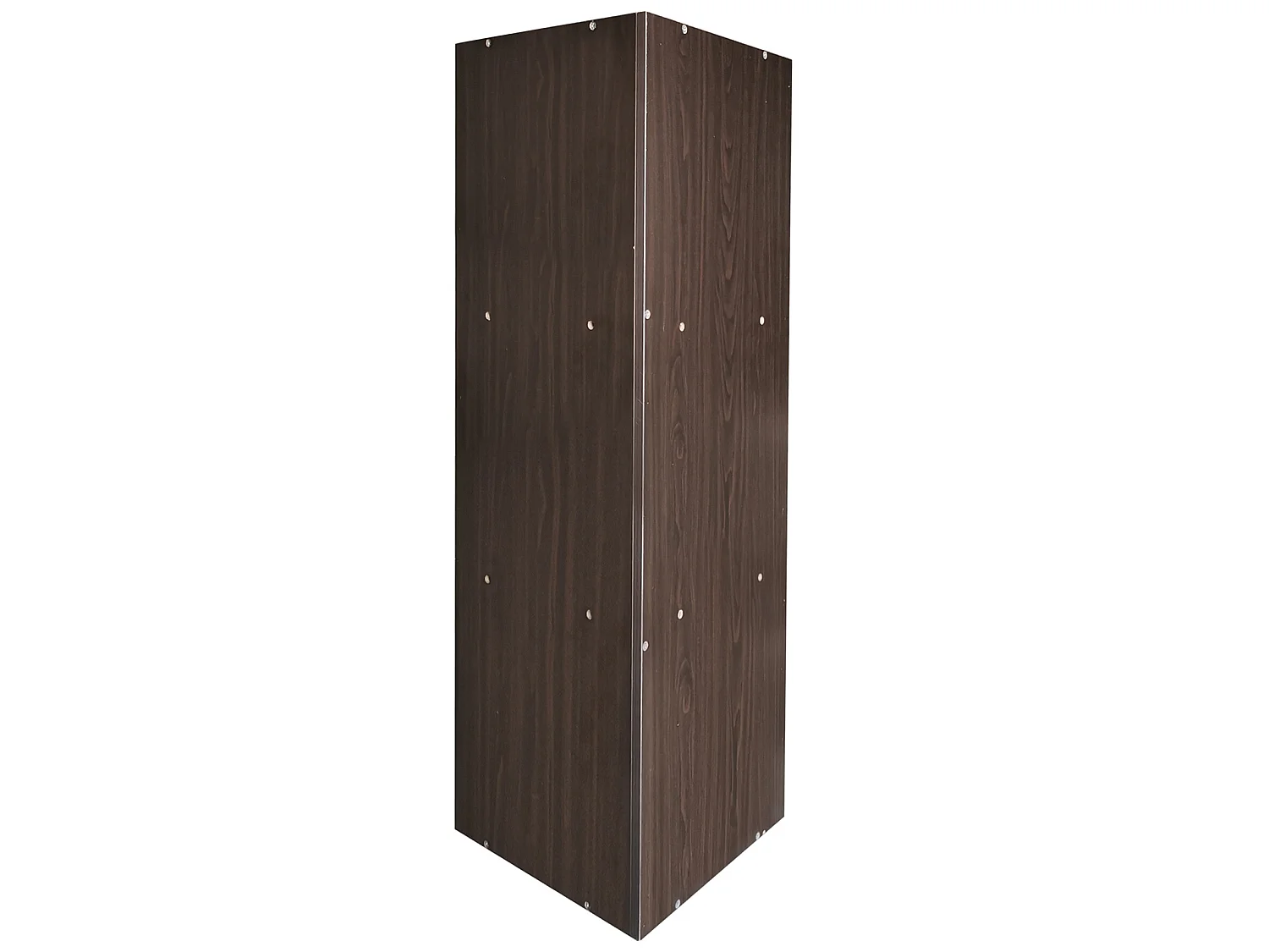 Estantería De Esquina Aglomerado Wengué 3 Estantes Modulares Oficina Sala De Estar