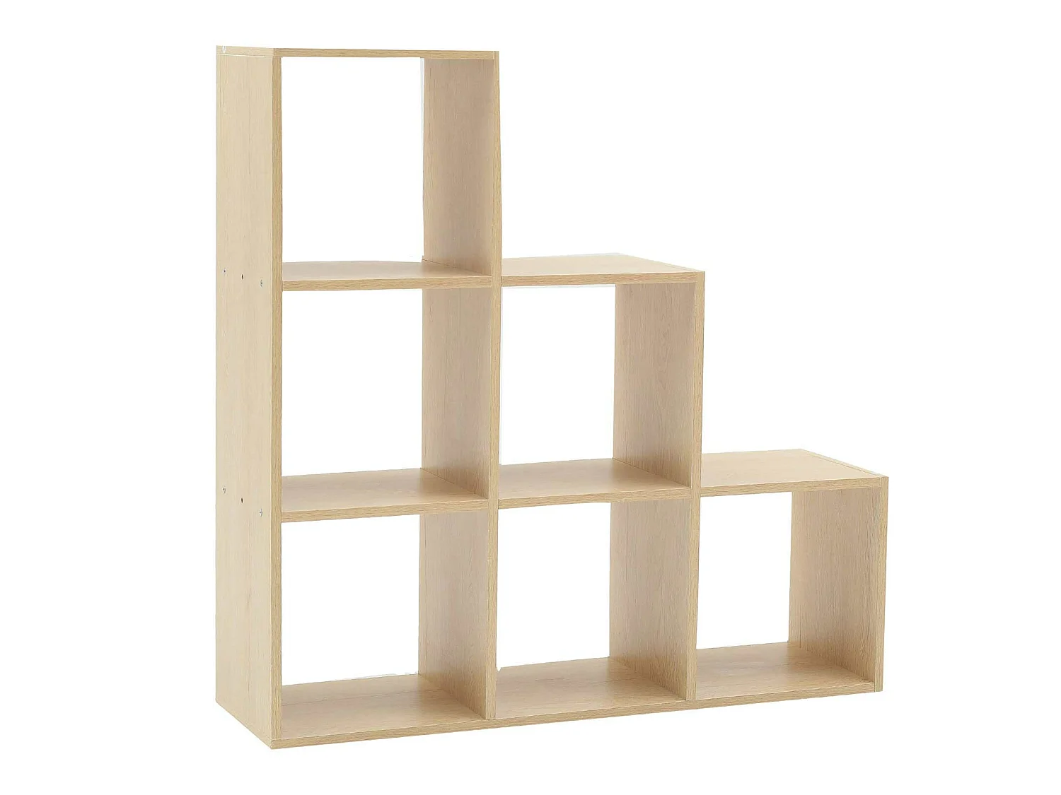 Libreria Scaffale A Scala Moderno 6 Scomparti 97,5x97,5x29