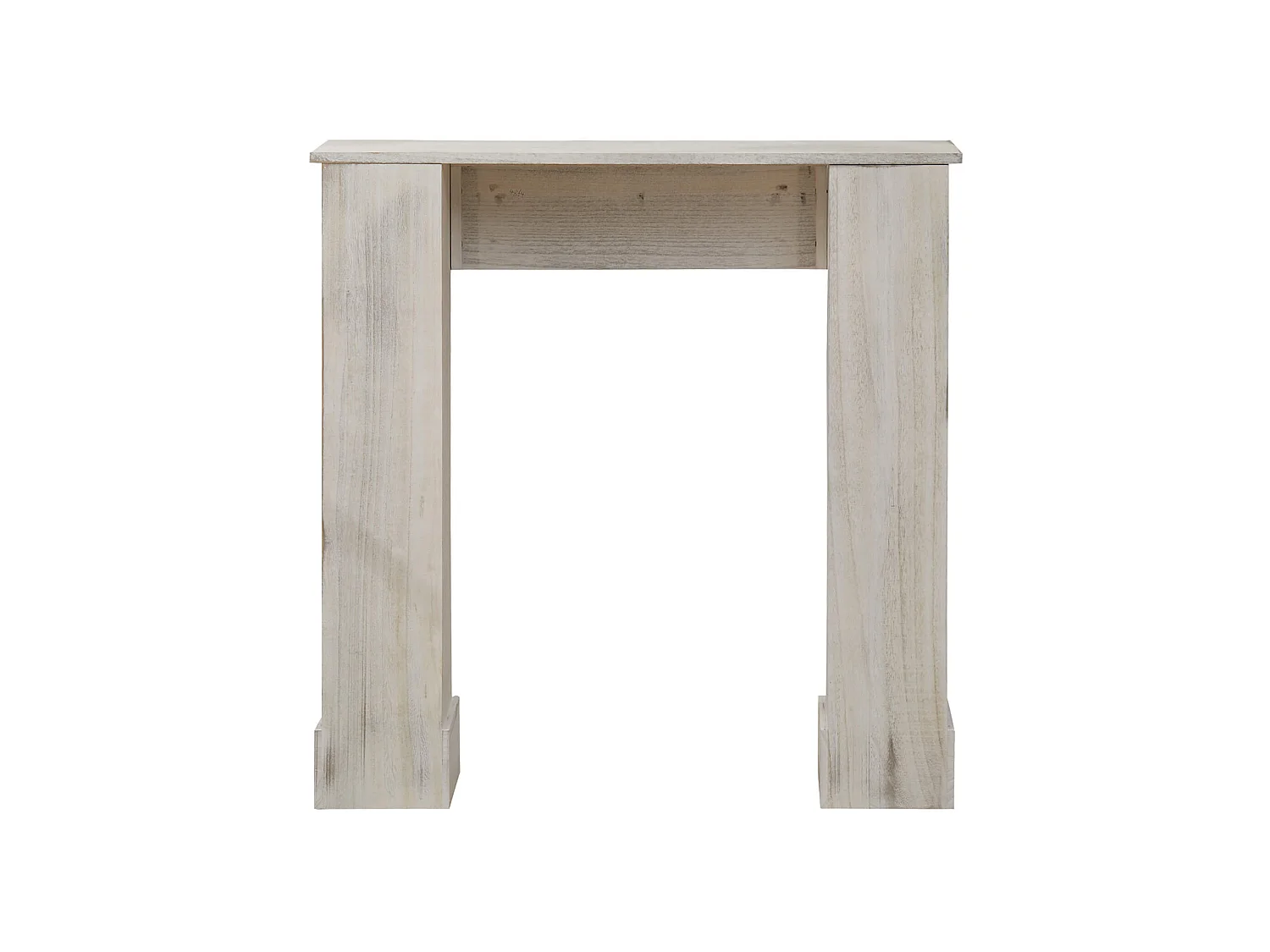 Cornice Decorativa Camino Legno Grigio Retro 98,5x96,5x22,5