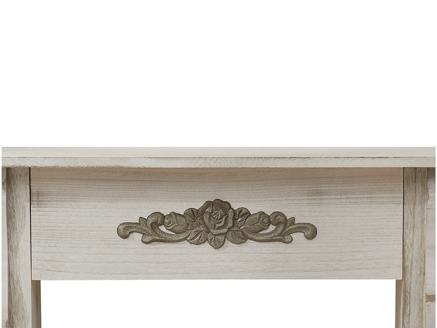 Manteau Cheminée Décorative Bois Gris Retro 98,5x96,5x22,5