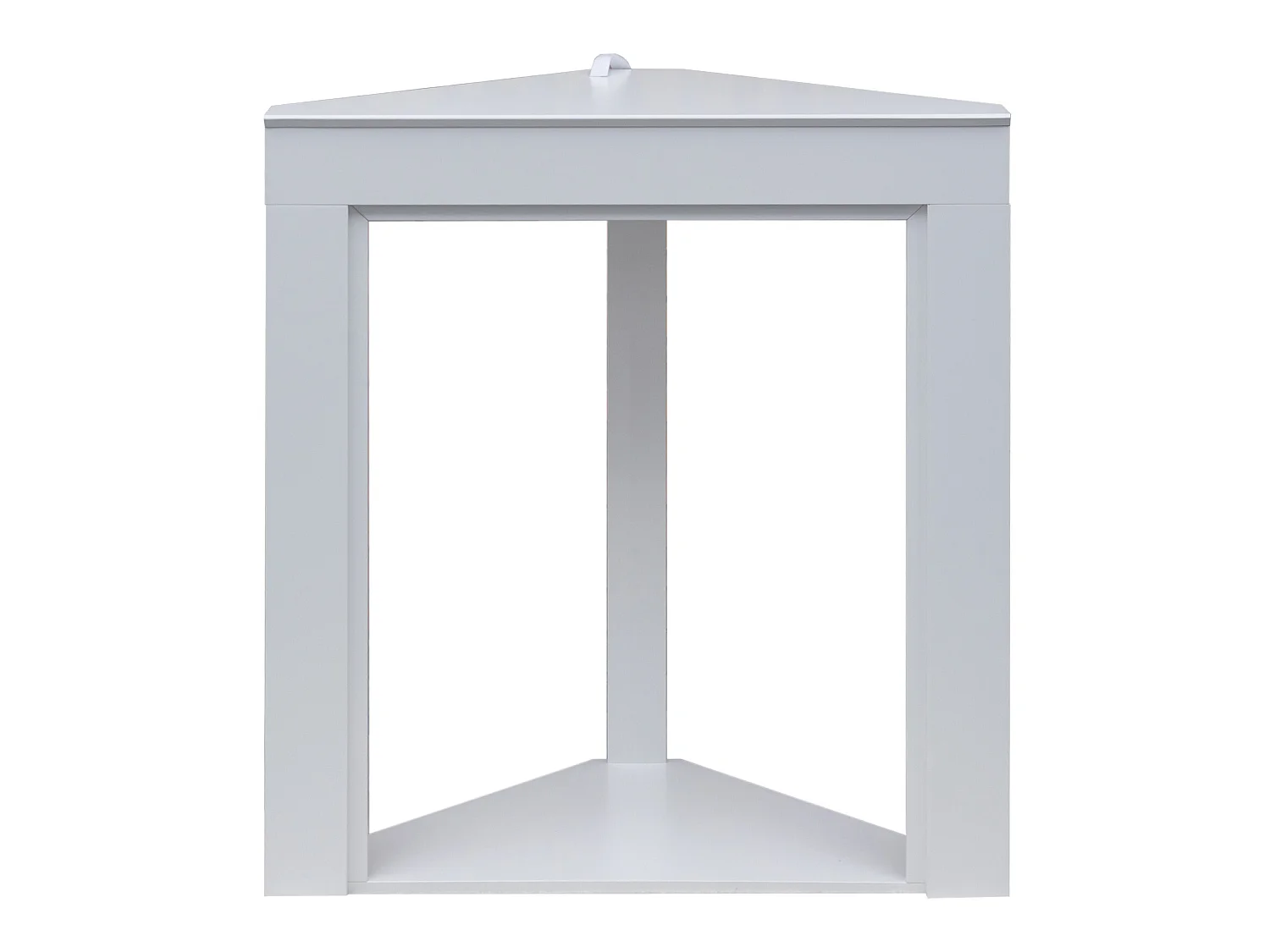 Marco decorativo para chimenea de esquina de madera blanca Clásico