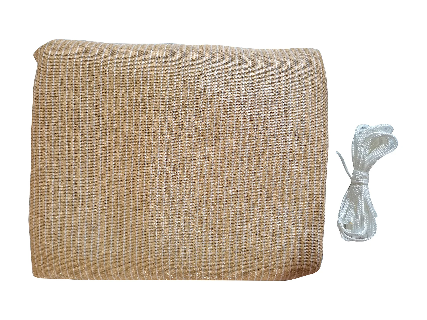 Tenda Vela Parasole Quadrata Beige Polietilene Anti Uv 3x3