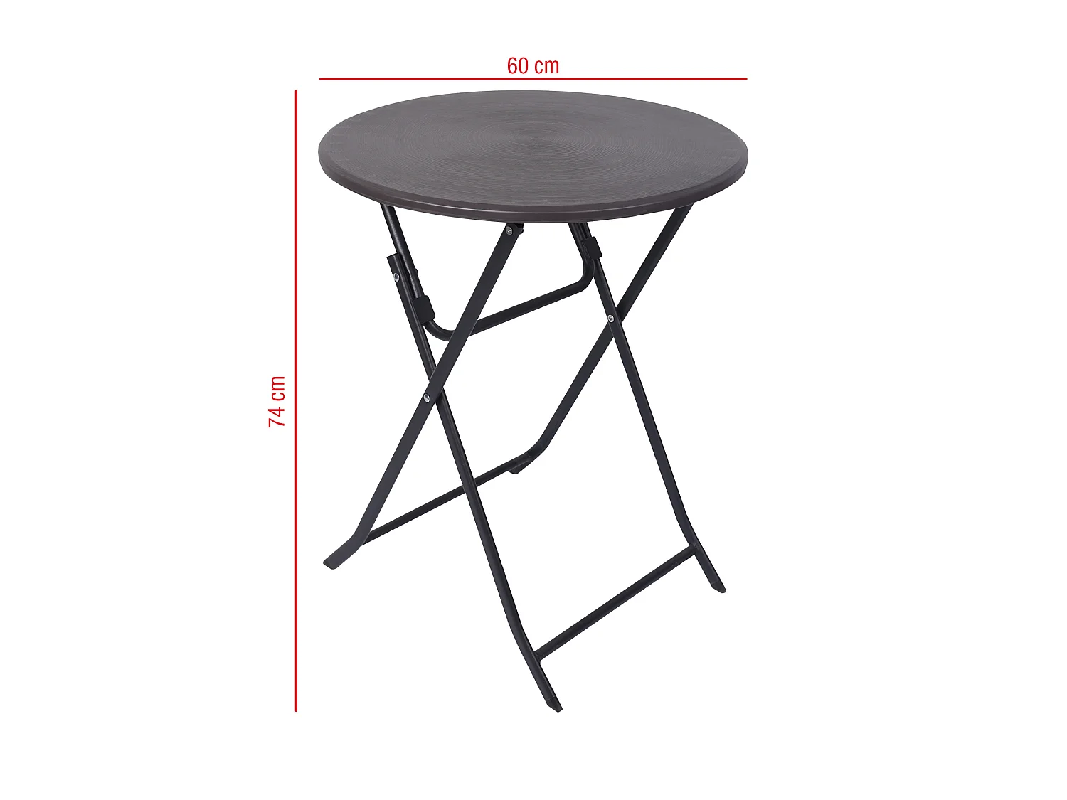 Table de Jardin Pliante en Plastique pour Terrasse Exterieur