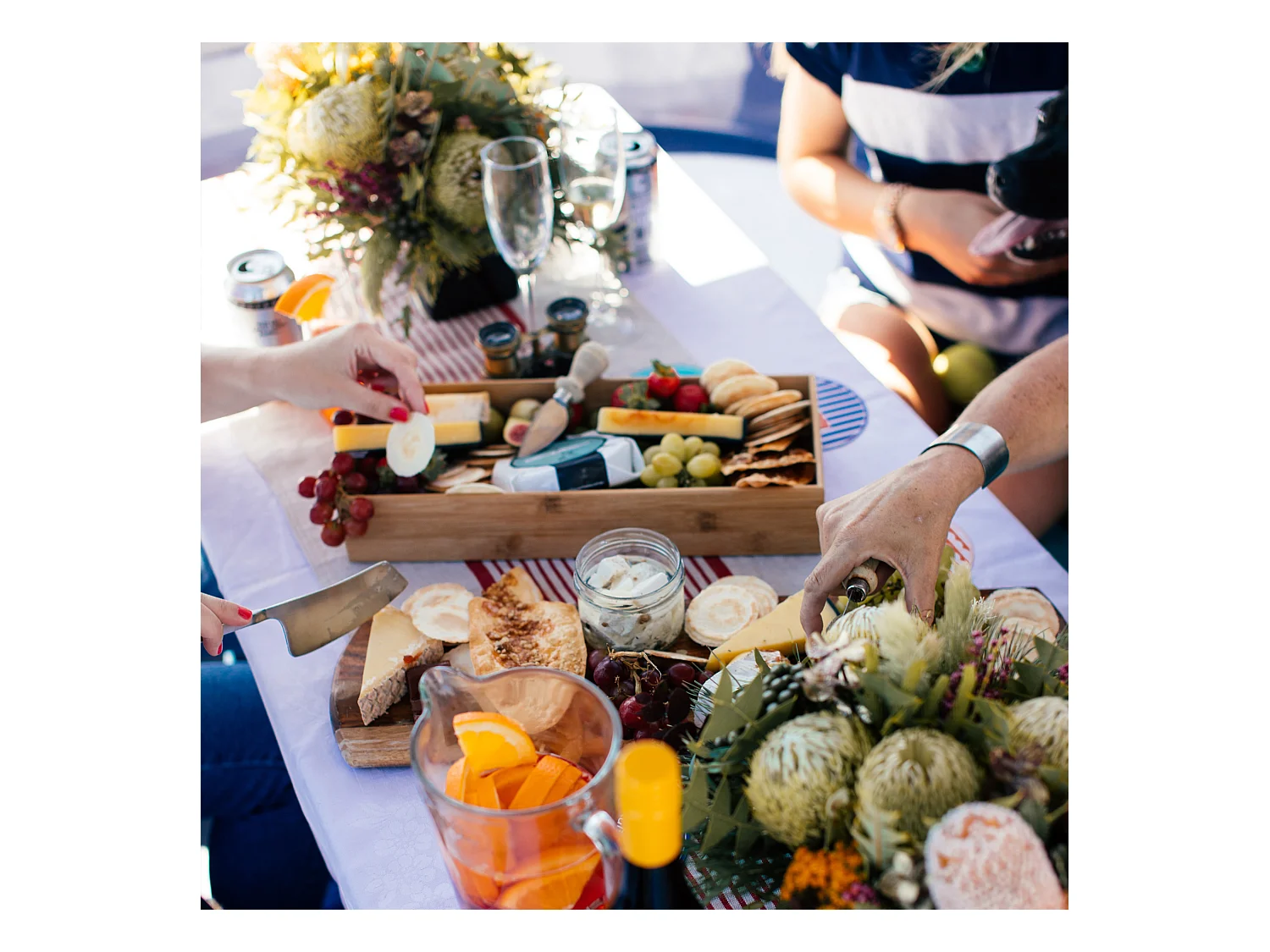 Tavolo Pieghevole Bianco Hdpe Acciaio Campeggio Balcone 74x180x74