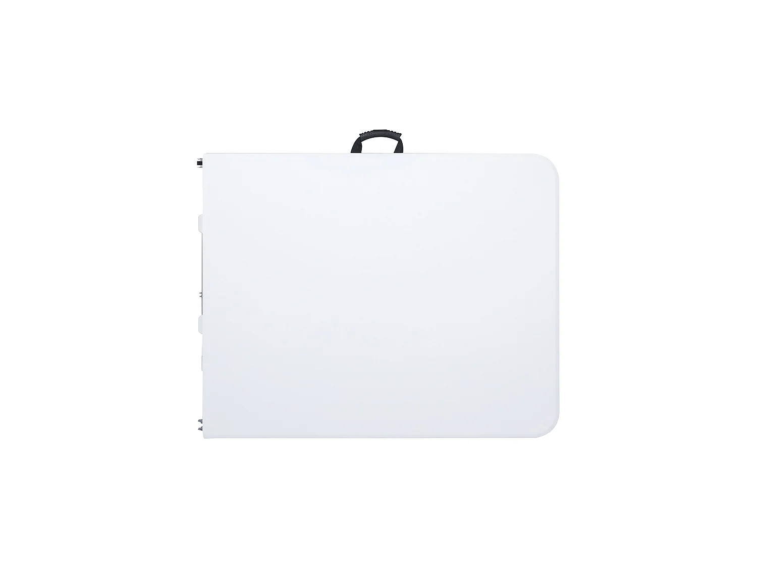 Tavolo Pieghevole Bianco Hdpe Acciaio Campeggio Balcone 74x180x74