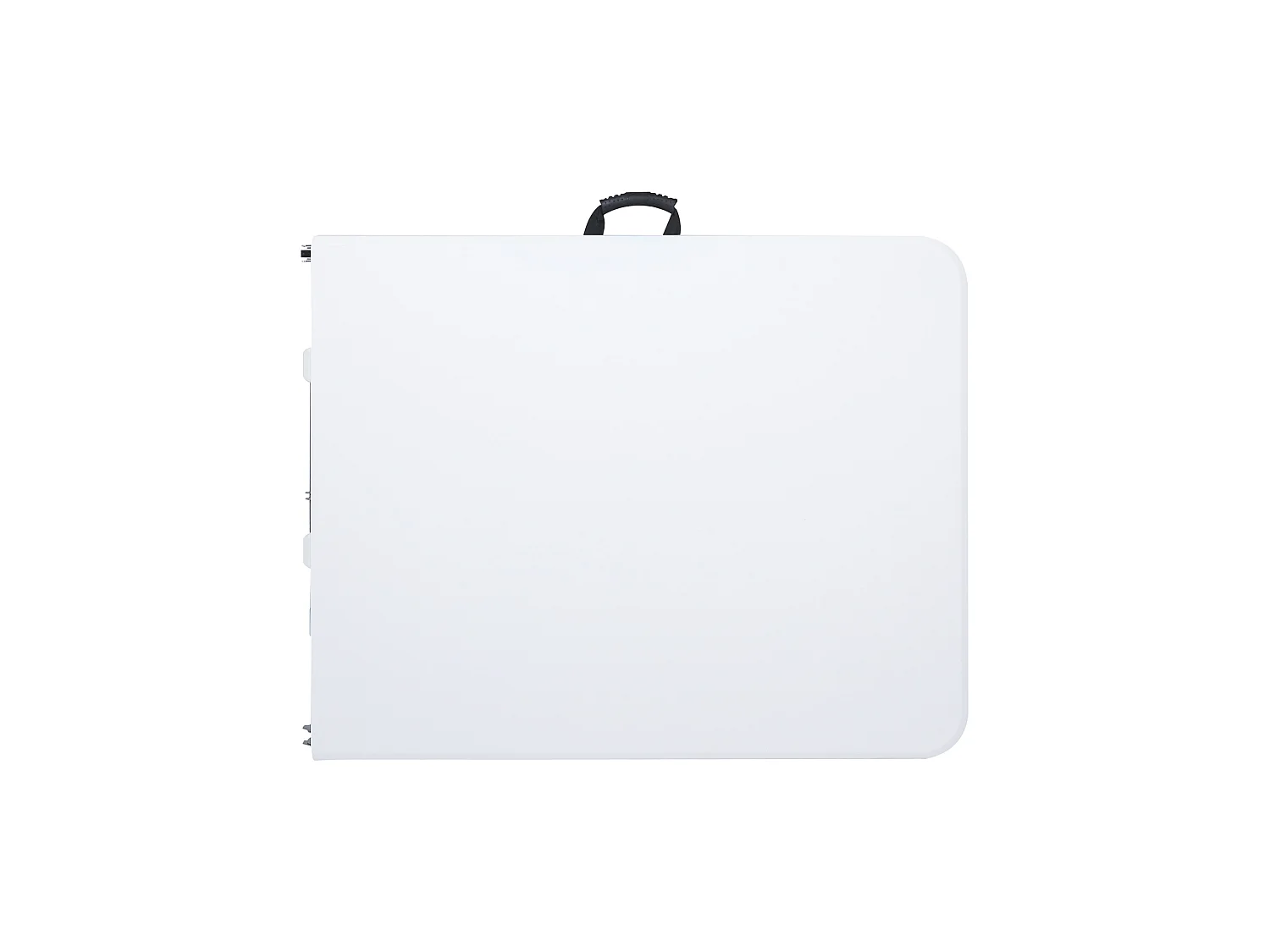 Table Pliante Balcon De Camping En Acier Hdpe Blanc 74x180x74