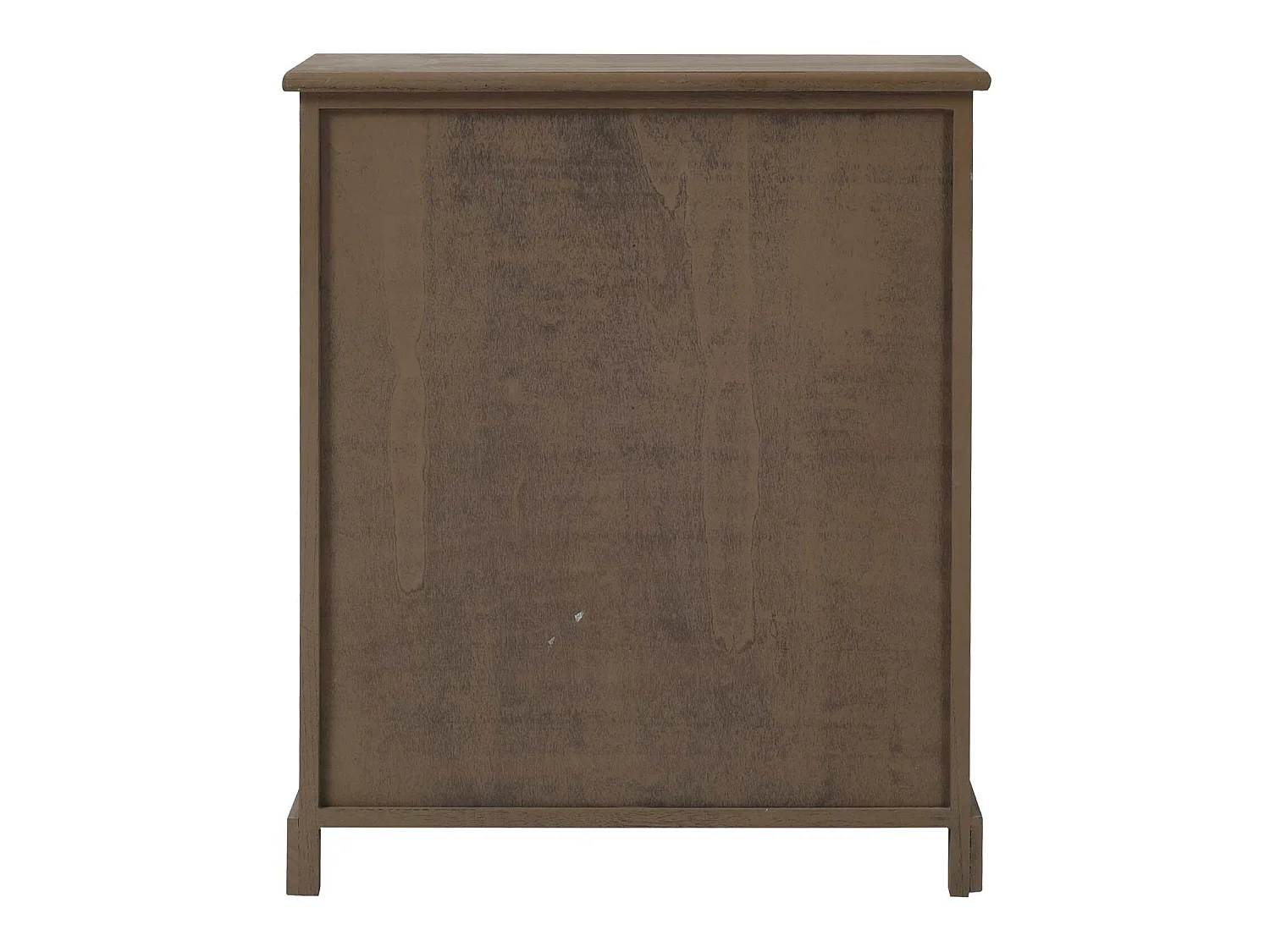 Armadietto Mobile Bianco Grigio 4 Cassetti 1 Anta Legno 70x60x30