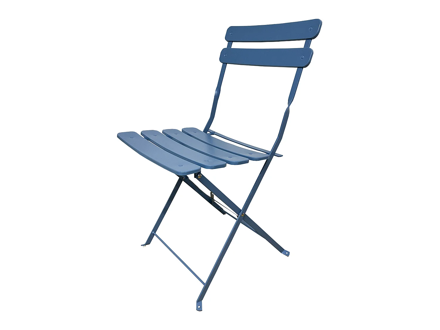 Ensemble de Table et Chaises de Jardin pour Extérieur Acier Bleu Clair
