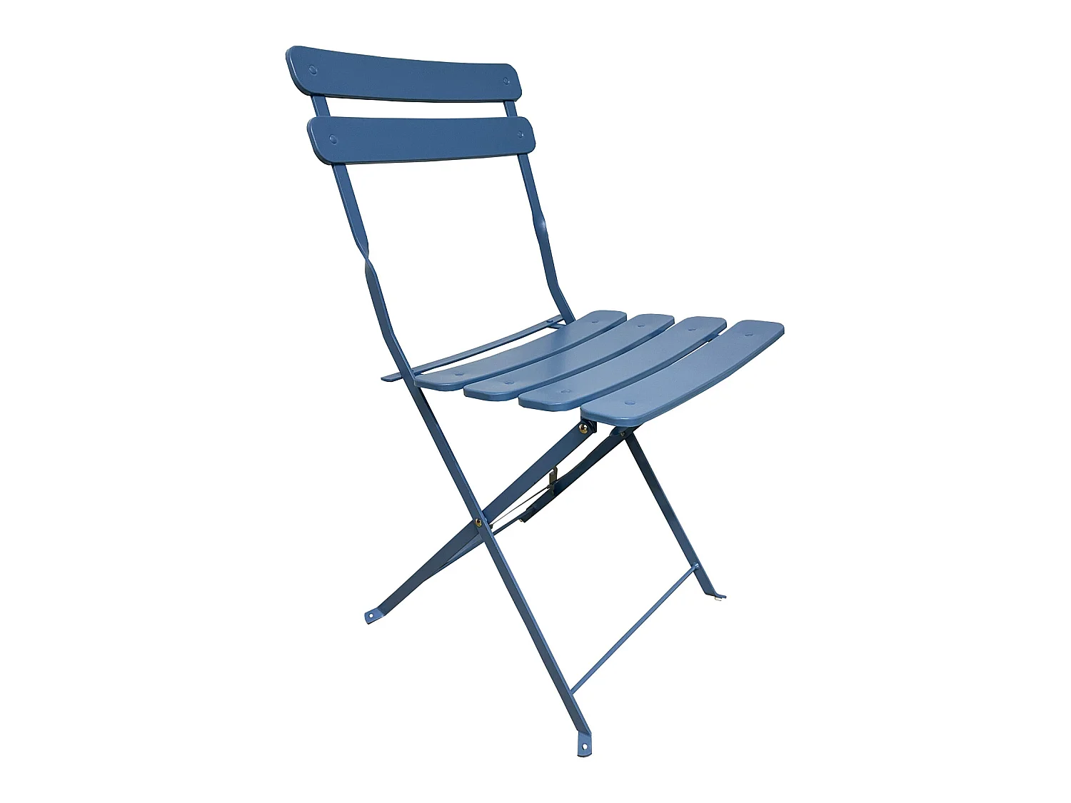 Ensemble de Table et Chaises de Jardin pour Extérieur Acier Bleu Clair