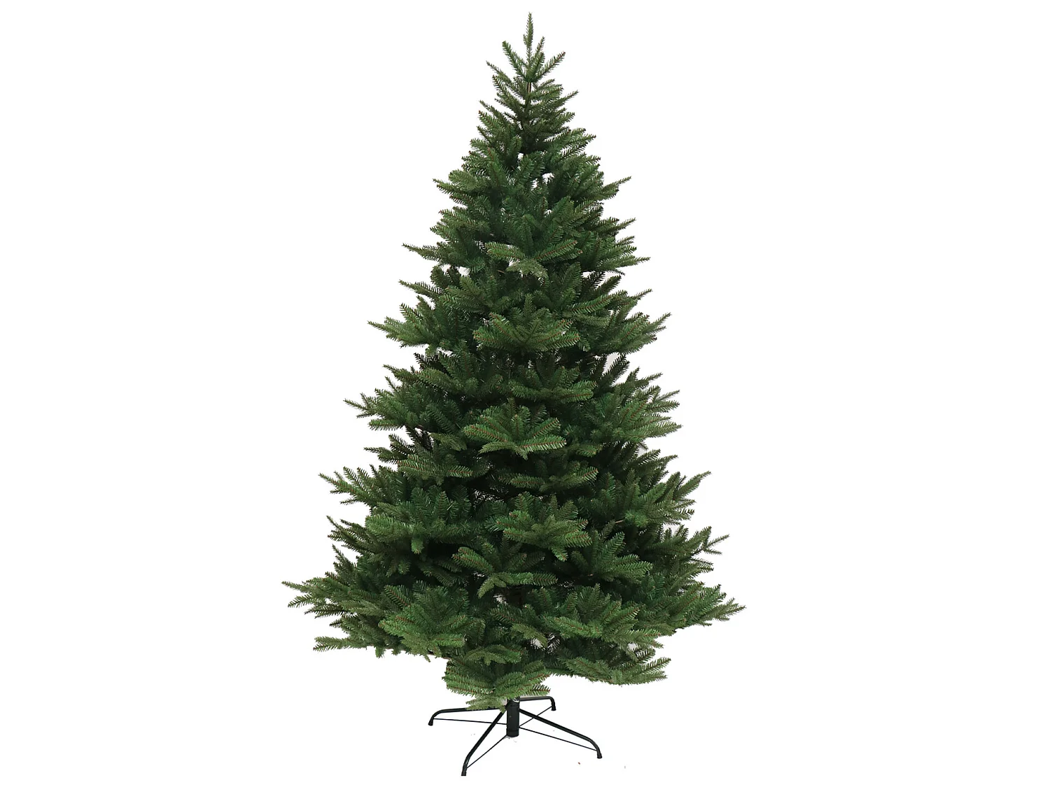 Árvore de Natal muito realista Pinheiro Pvc Verde Denso 824 ramos de 150 cm