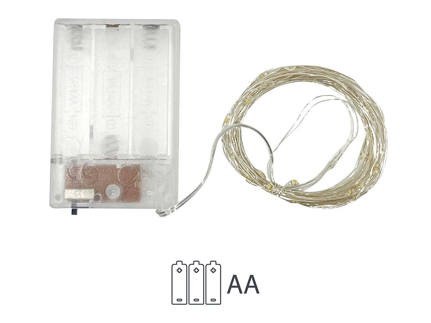 Arbre de Noël artificiel vert Petit 60 cm base Yuta 50 lumières LED