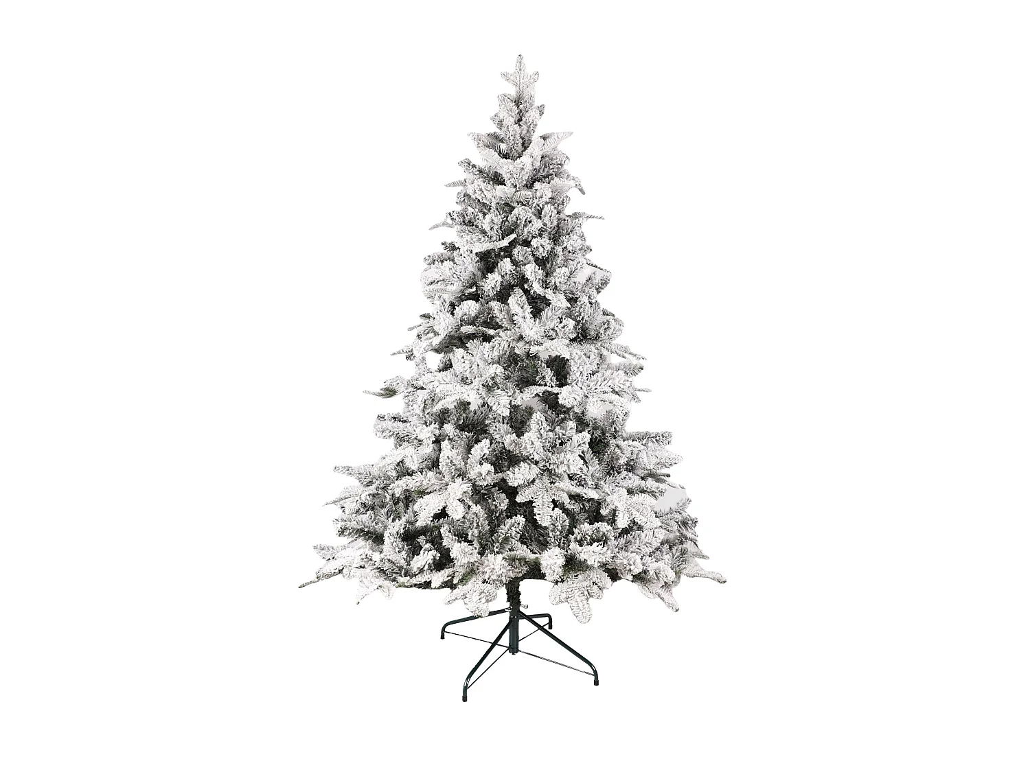 Albero di natale Innevato Artificiale Pino da 210 cm Folto Realistico 1791 Rami