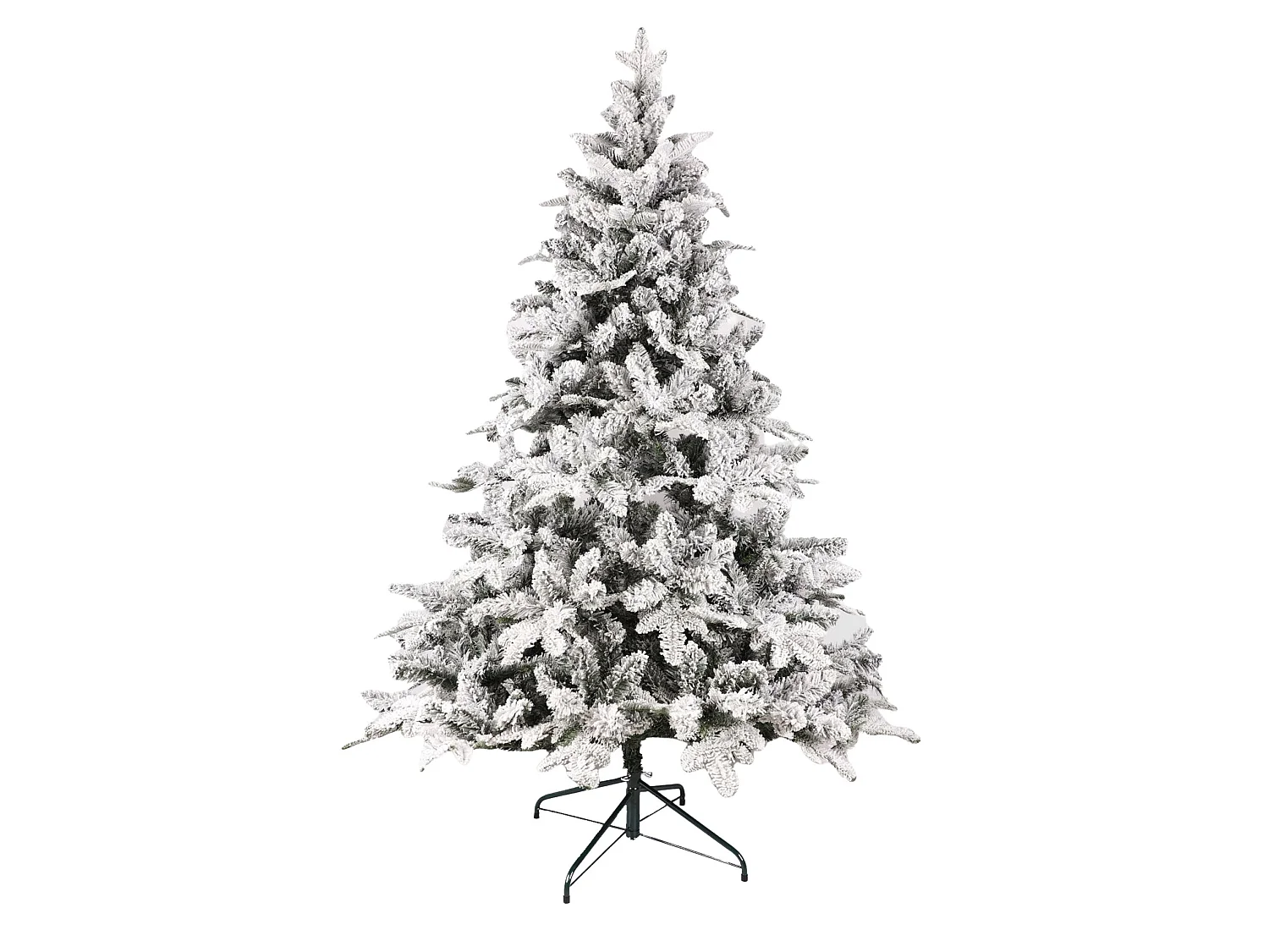 Árvore de Natal com neve Pinheiro Artificial 210 cm Denso e Realista 1791 Ramos