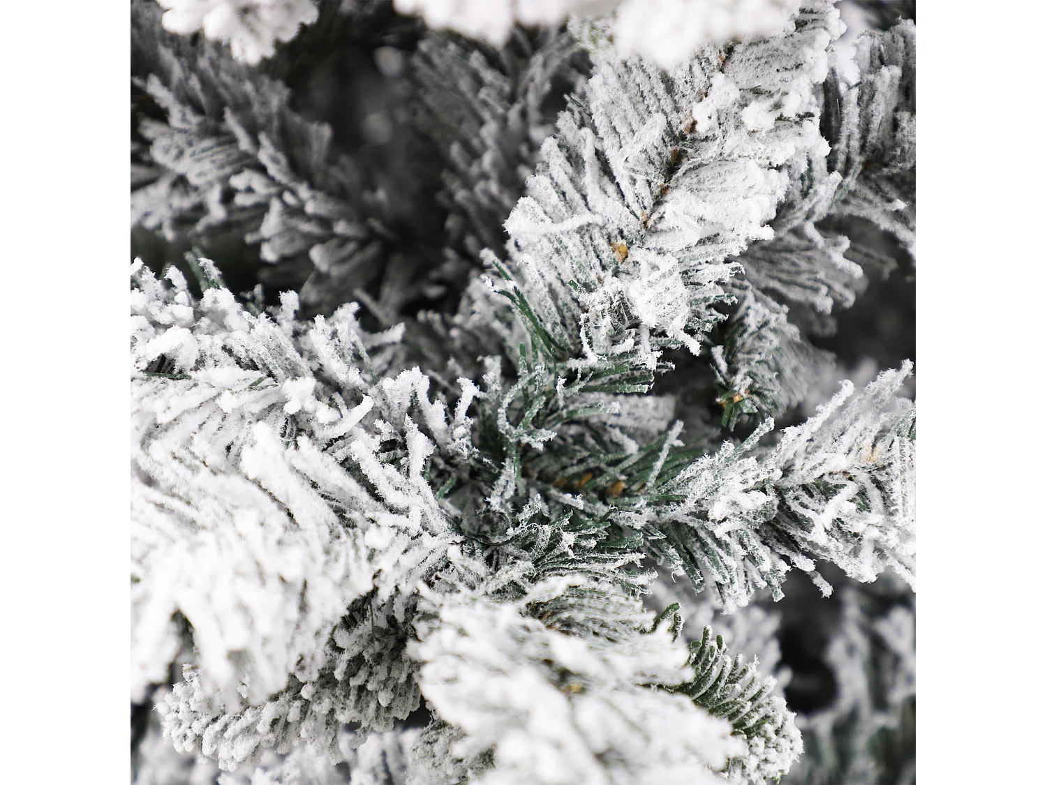 Árvore de Natal com neve Pinheiro Artificial 210 cm Denso e Realista 1791 Ramos