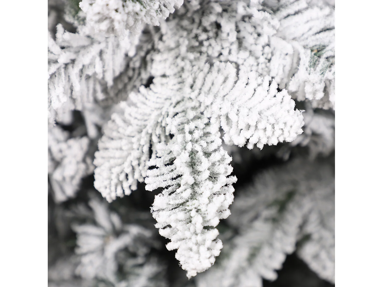 Árvore de Natal com neve Pinheiro Artificial 210 cm Denso e Realista 1791 Ramos