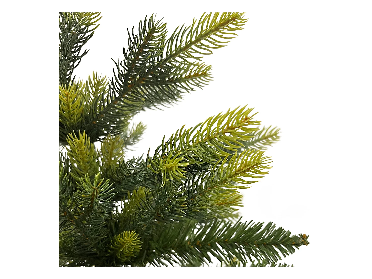 Albero di Natale Abete artificiale Verde Piccolo 60 cm con 80 Rami base Yuta