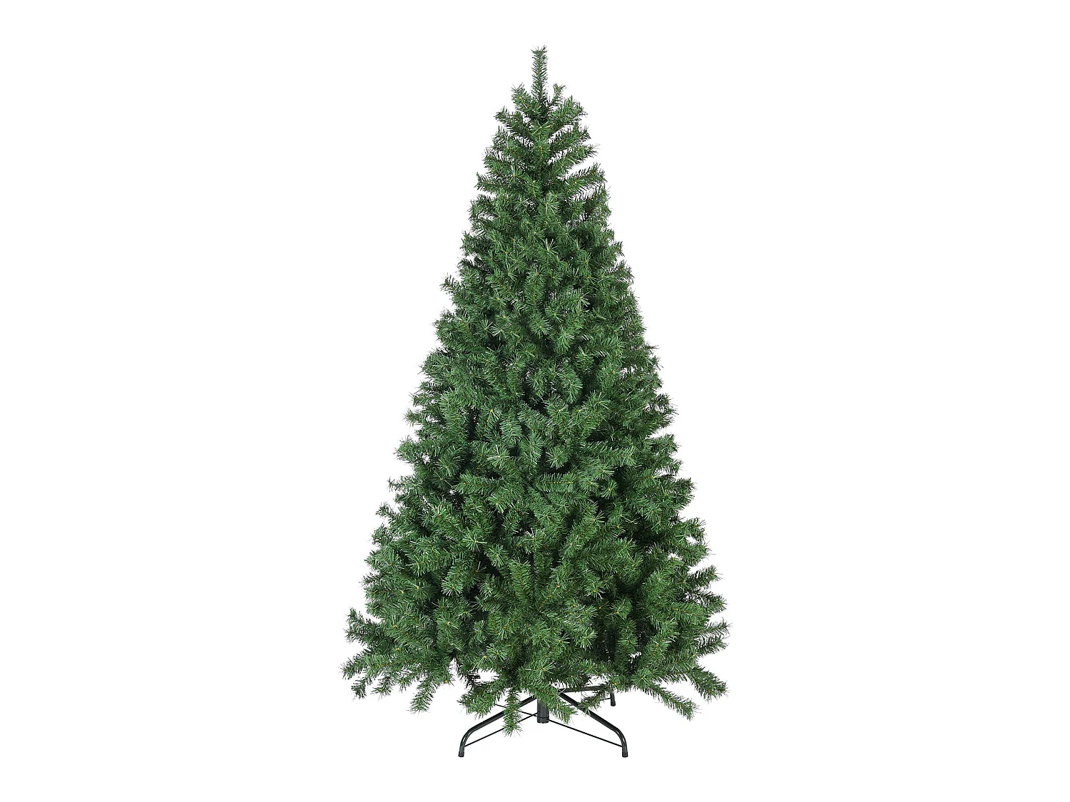Albero di natale Abete Artificiale Verde da 180 cm Folto con 800 Rami Realistico
