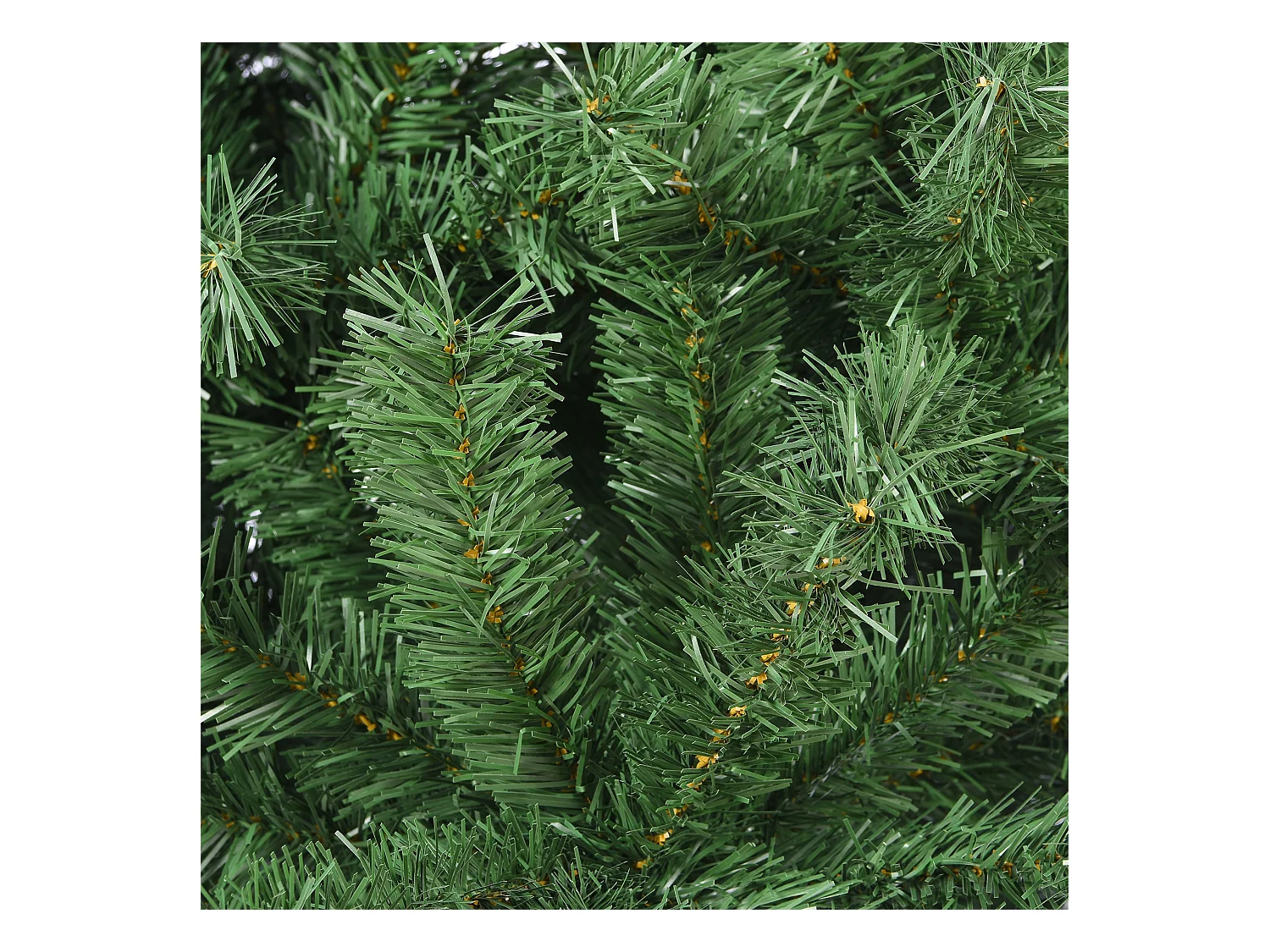 Albero di natale Abete Artificiale Verde da 180 cm Folto con 800 Rami Realistico