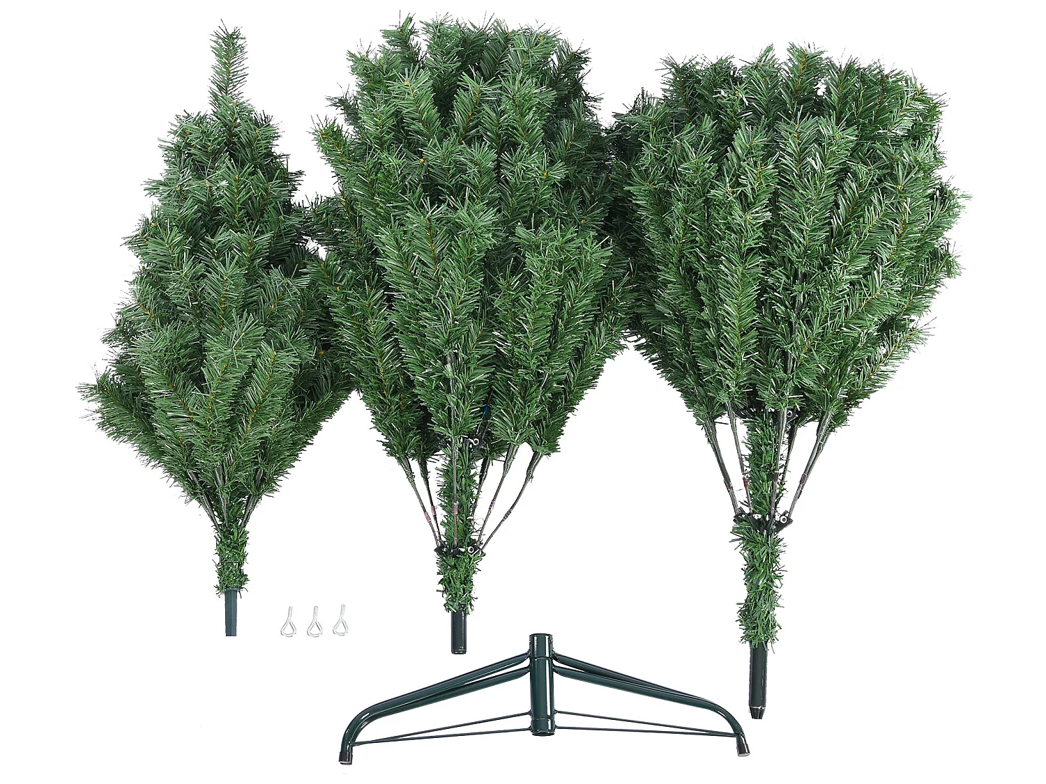 Arbre de Noël 180 cm épais sapin vert 800 branches réalistes