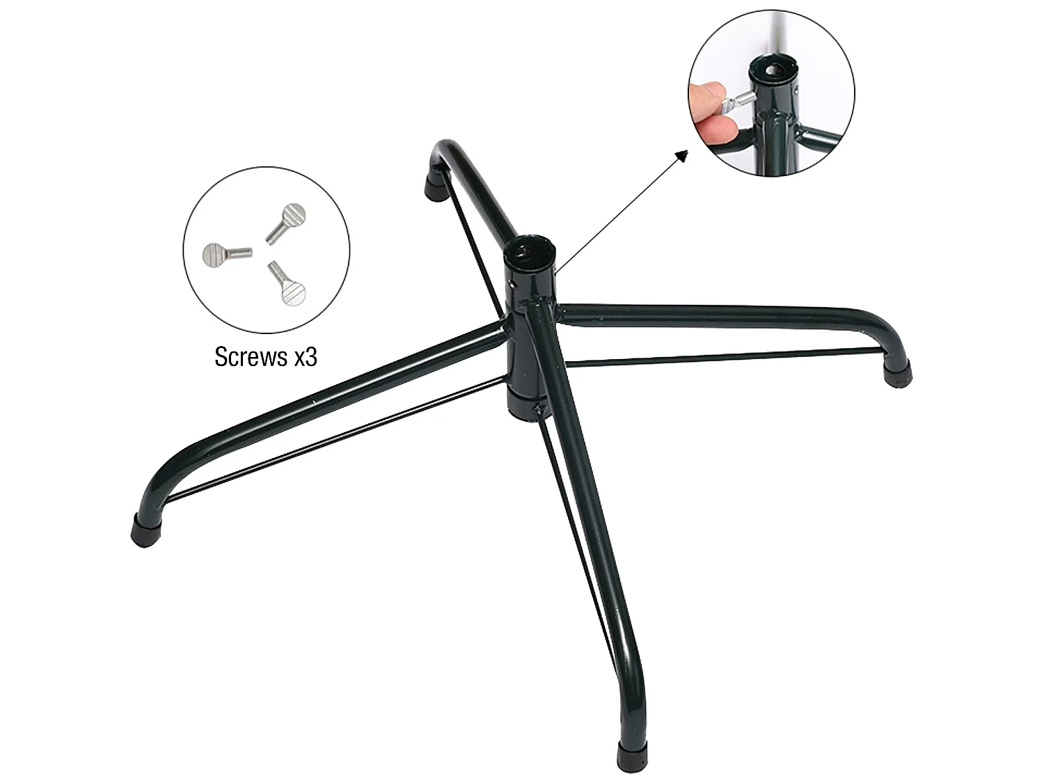 Grand Arbre De Noël Pin Faux Pvc Noir Epais 180 Cm Pour Intérieur