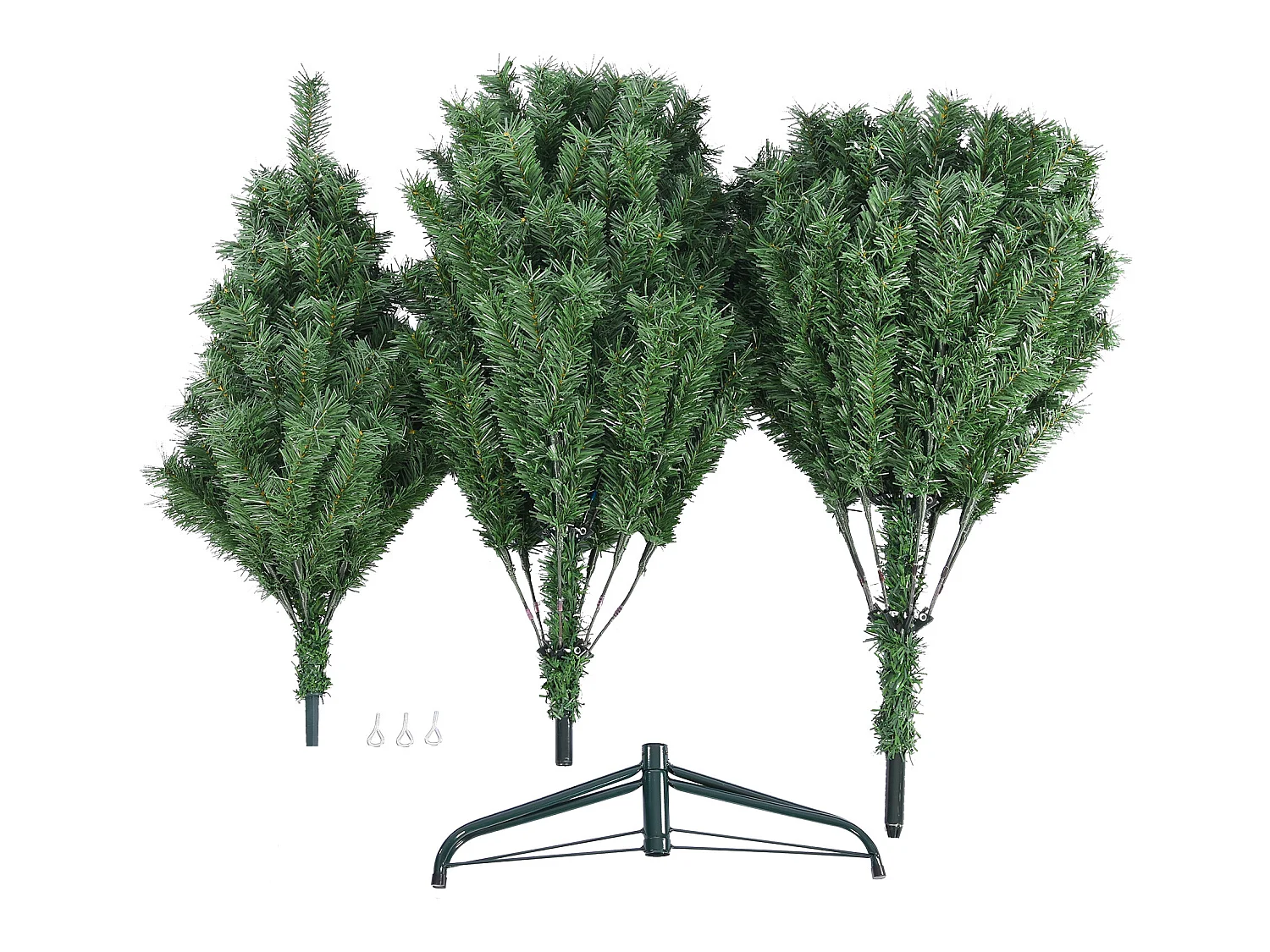 Arbre de Noël 210 cm très épais Pin artificiel vert 1050 branches