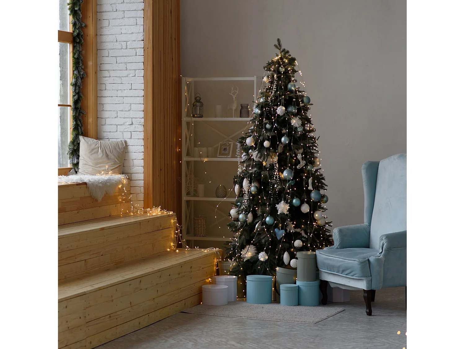 Árvore de Natal Artificial 180 cm Verde Realista com 645 ramos