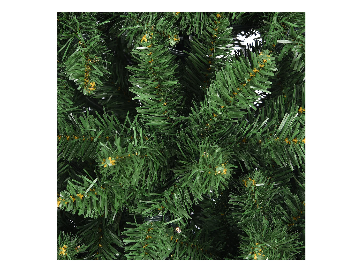 Arbre de Noël Artificiel 210 cm Vert 1050 Branches 400 Lumières Led