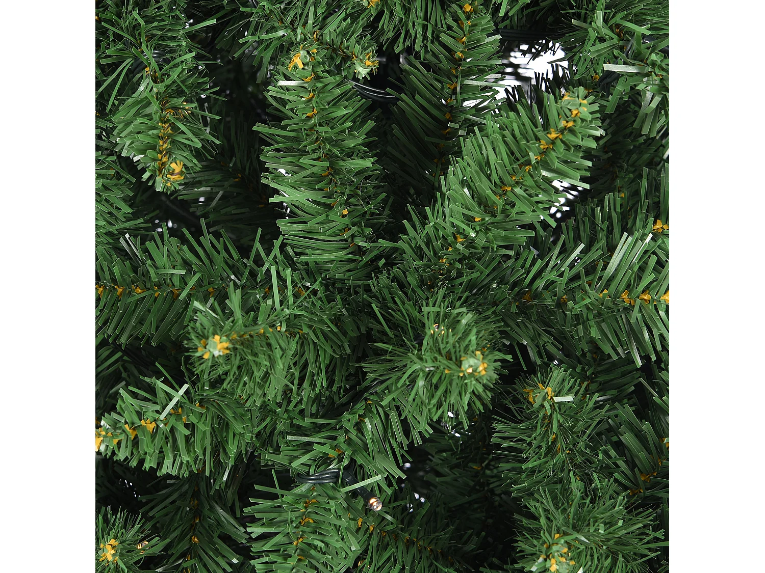 Arbre de Noël Artificiel 210 cm Vert 1050 Branches 400 Lumières Led