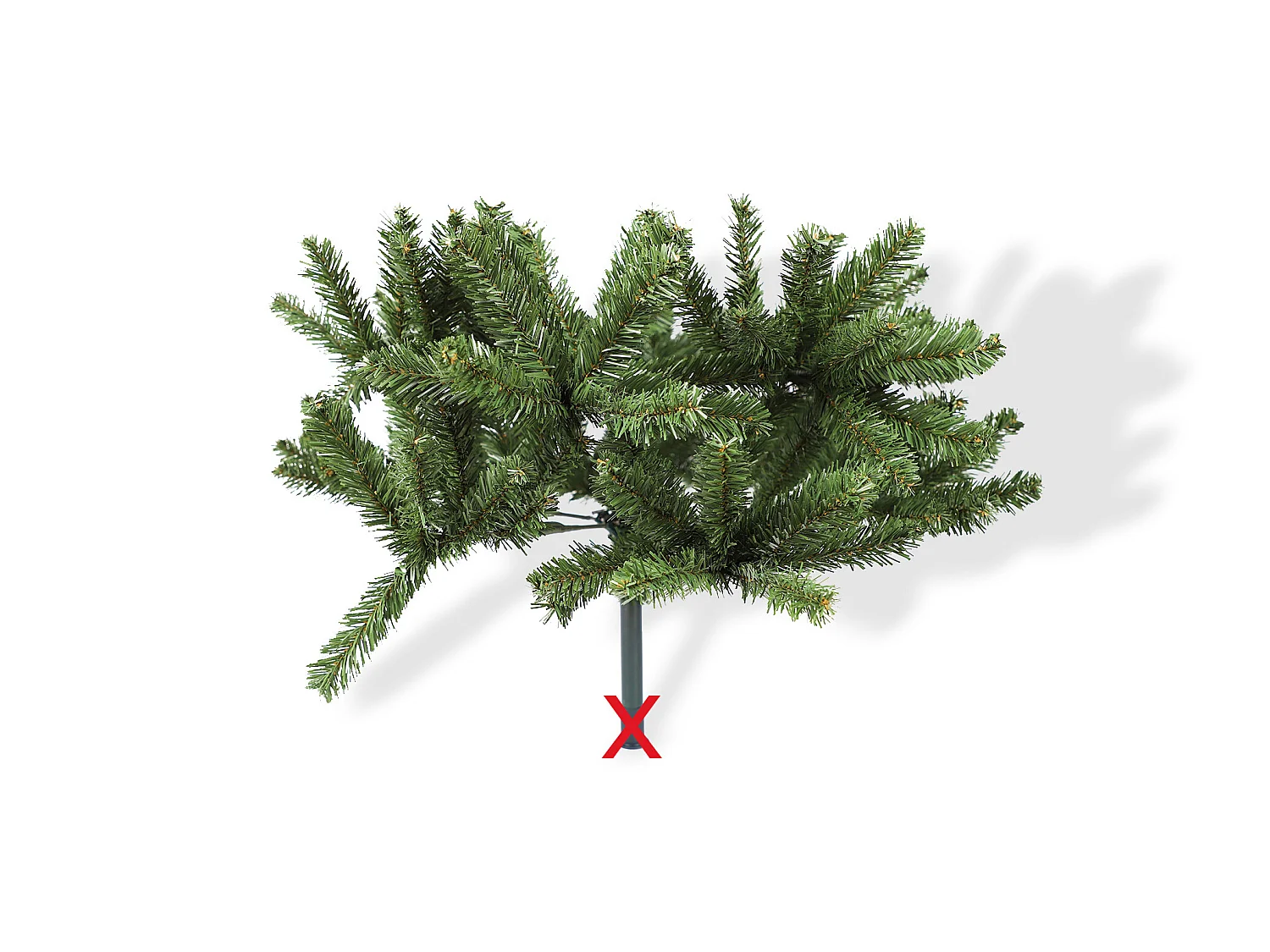 Árvore de Natal Artificial de Abeto 210 cm Verde Realista 963 Ramos