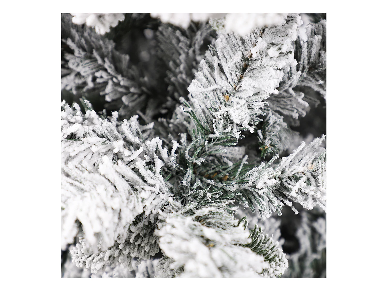 Albero di natale Innevato Abete Artificiale da 150 cm Folto Realistico 809 Rami