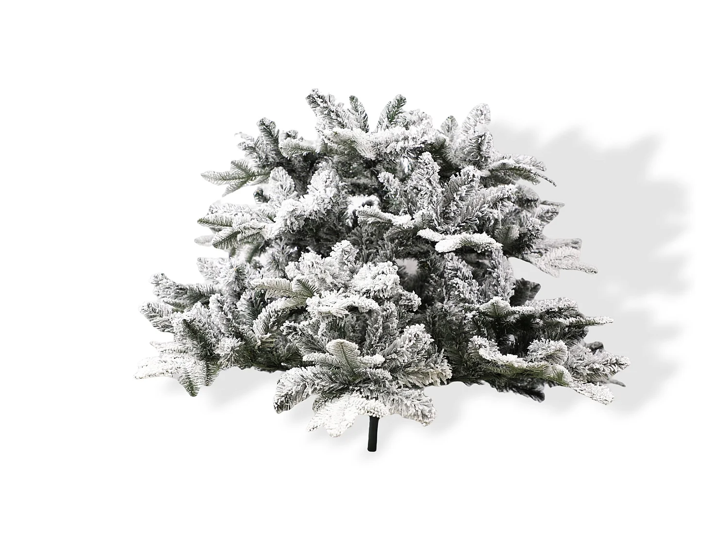 Albero di natale Innevato Abete Artificiale da 150 cm Folto Realistico 809 Rami
