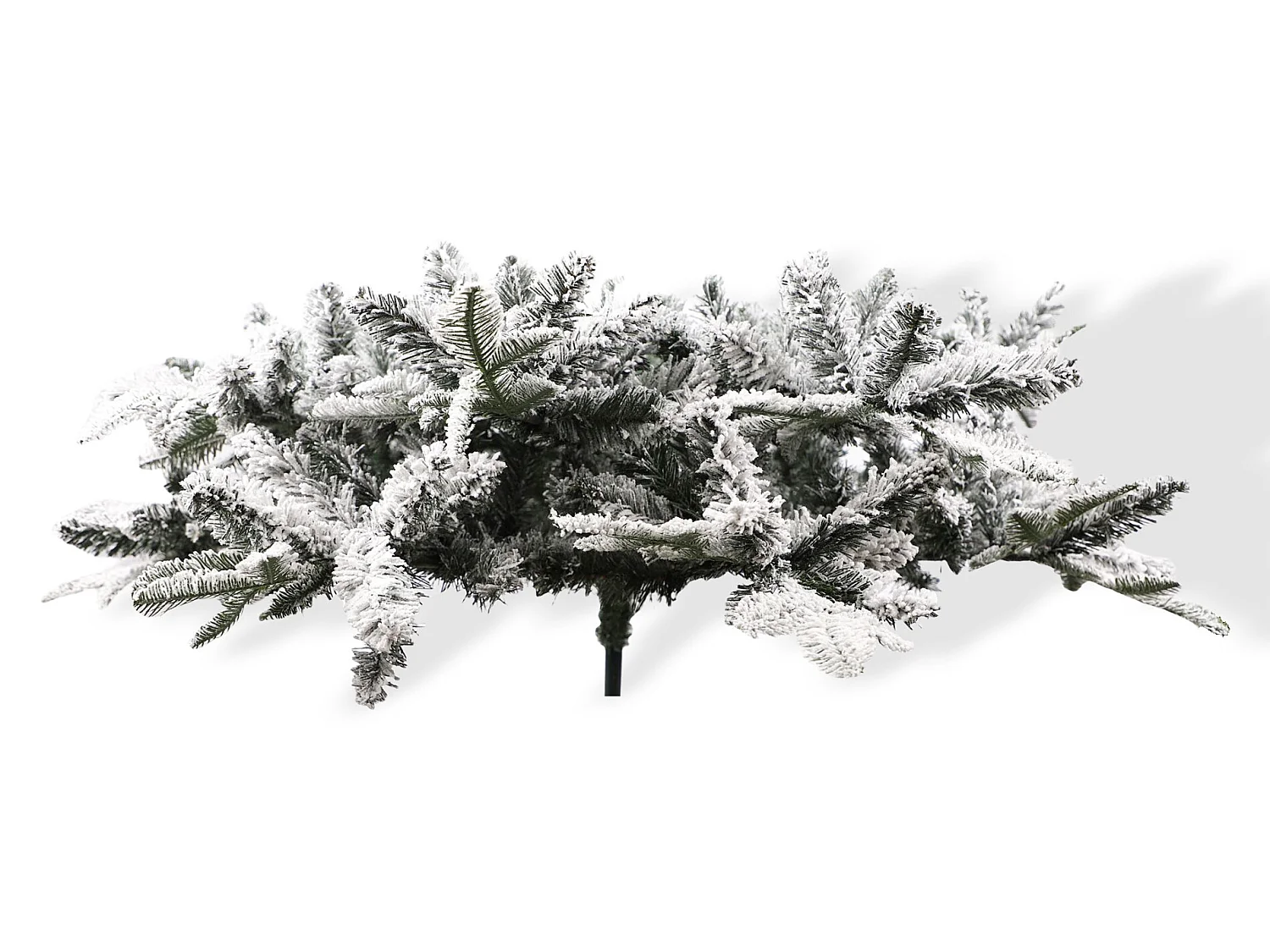 Albero di natale Innevato Abete Artificiale da 150 cm Folto Realistico 809 Rami