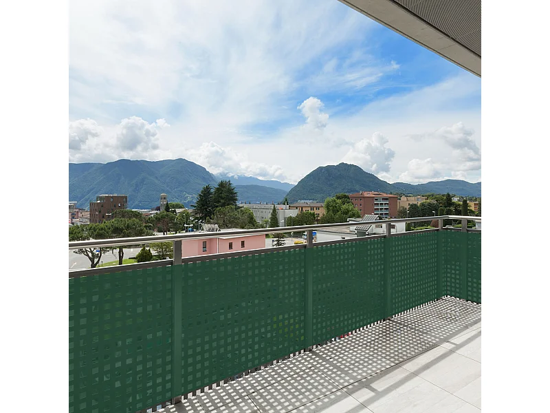 Frangivista Copertura Ringhiere Hdpe Verde Corda Occhielli 0,9x5