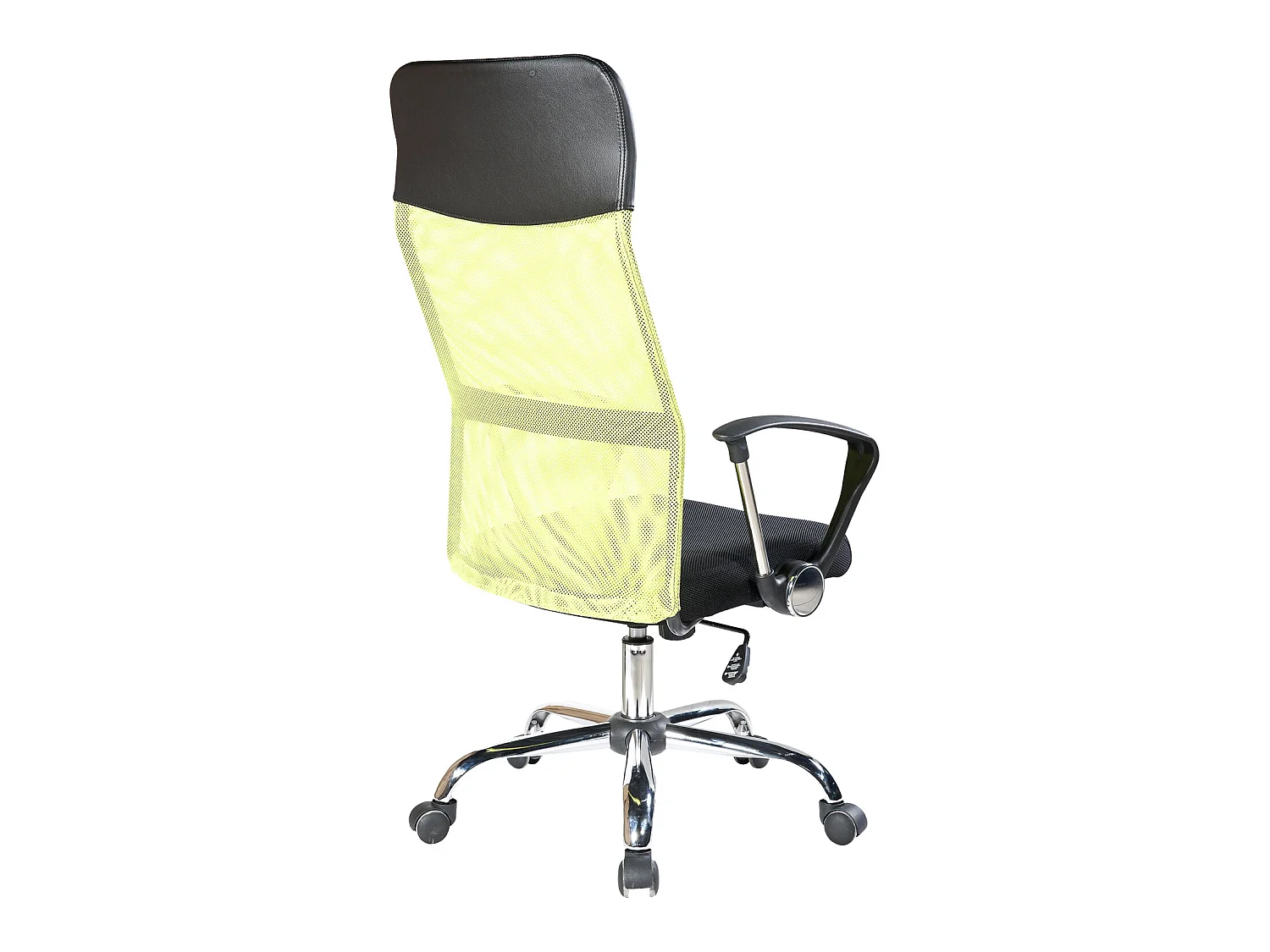 Poltrona Sedia Ergonomica Nera Verde Ufficio 113/123x57,5x58,5