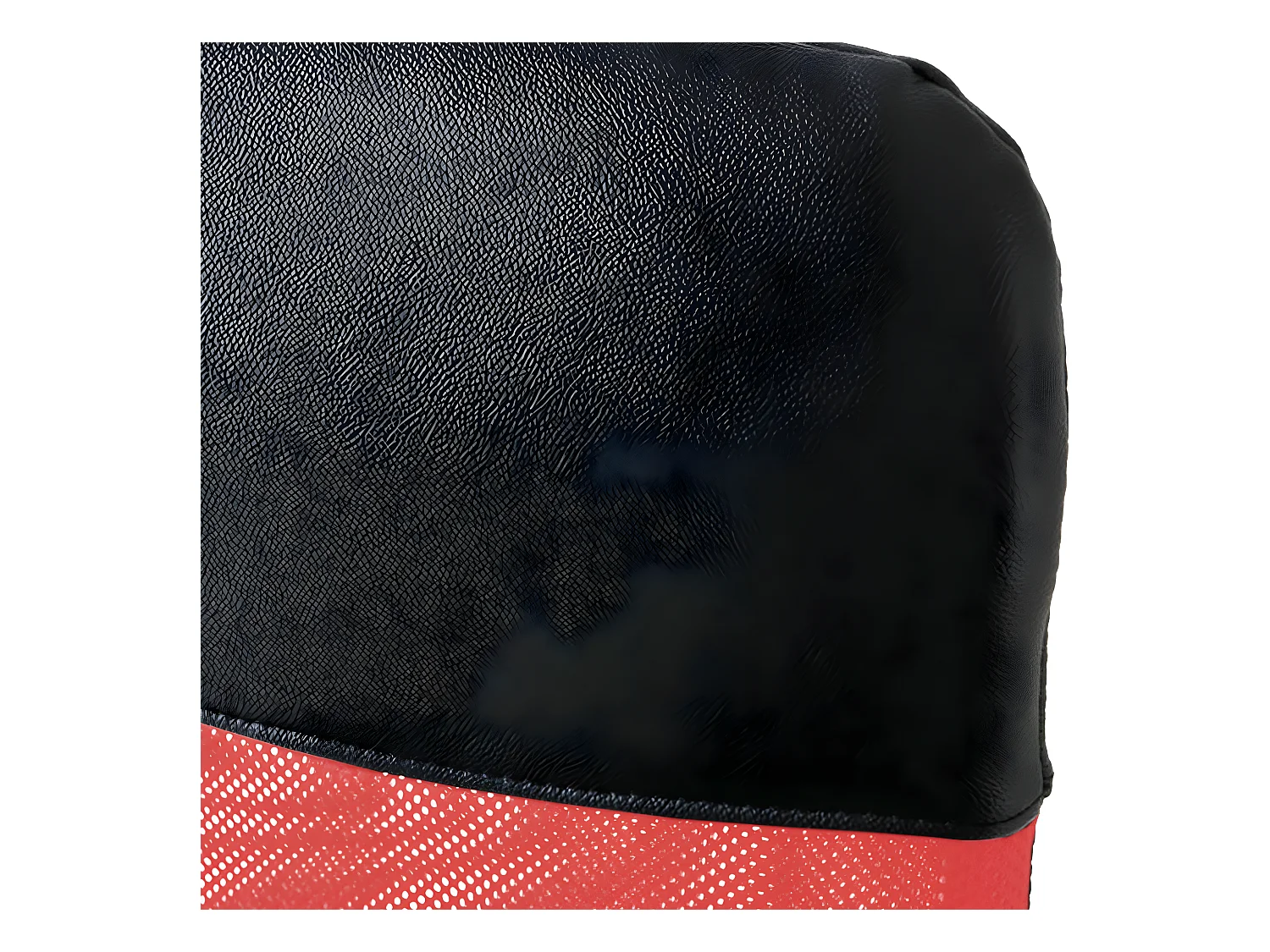 Poltrona Sedia Scrivania Rosso Nera Ruote 113/123x57,5x58,5