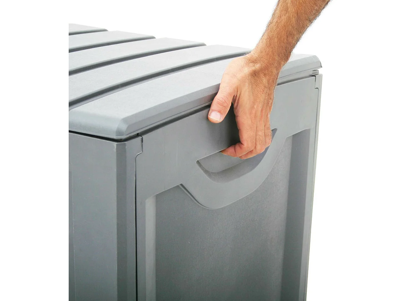 Bac de stockage extérieur en résine de 340 litres 118x53x57cm 7house