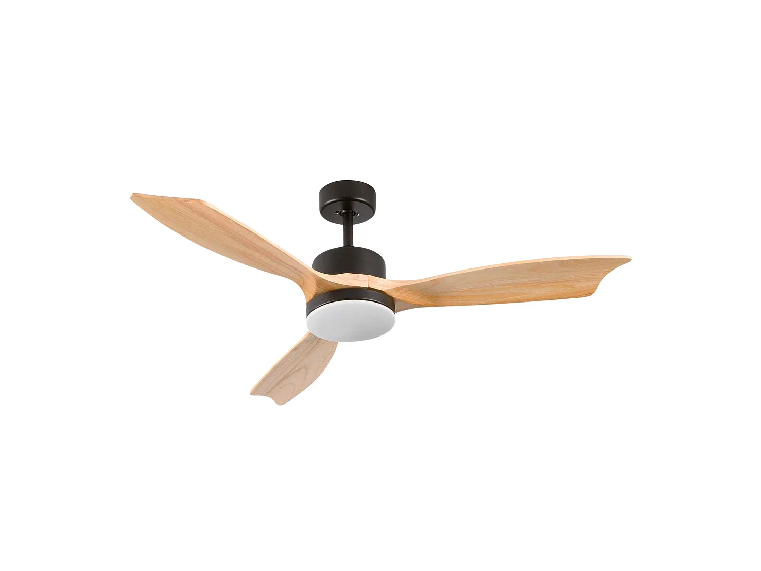 Ventilateur de plafond New York avec lumière, 3 pales, 56 W, 6 vitesses Dayron
