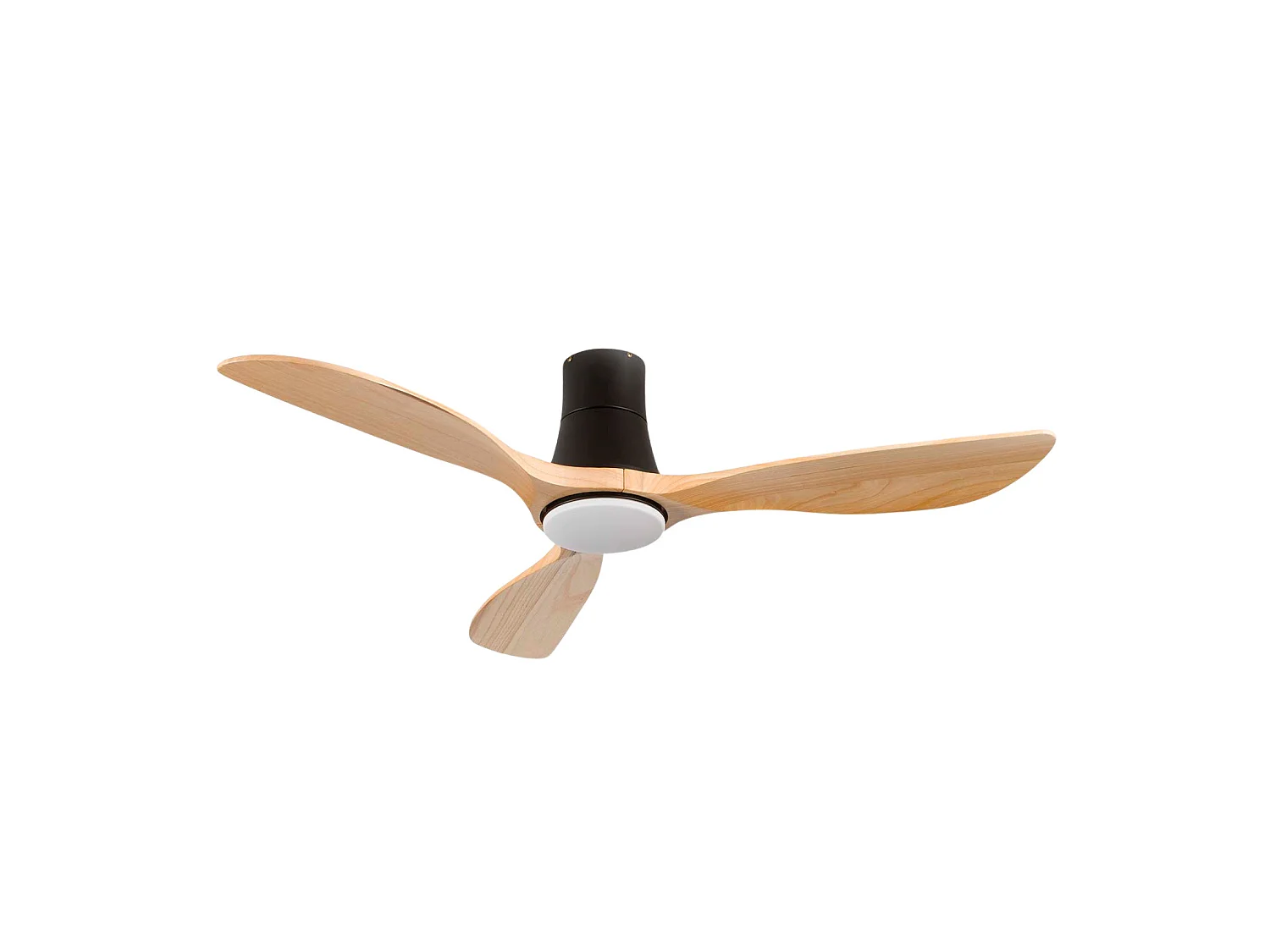 Ventilateur de plafond New York avec lumière, 3 pales, 56 W, 6 vitesses Dayron