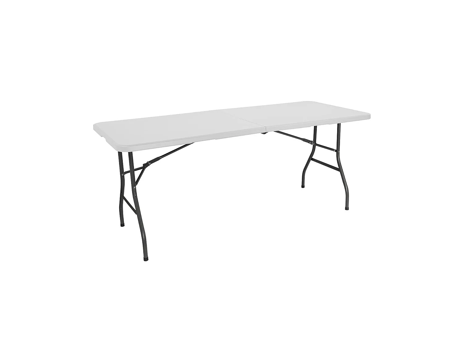 Table pliante 180cm Blanc + Housse Traiteur 7house
