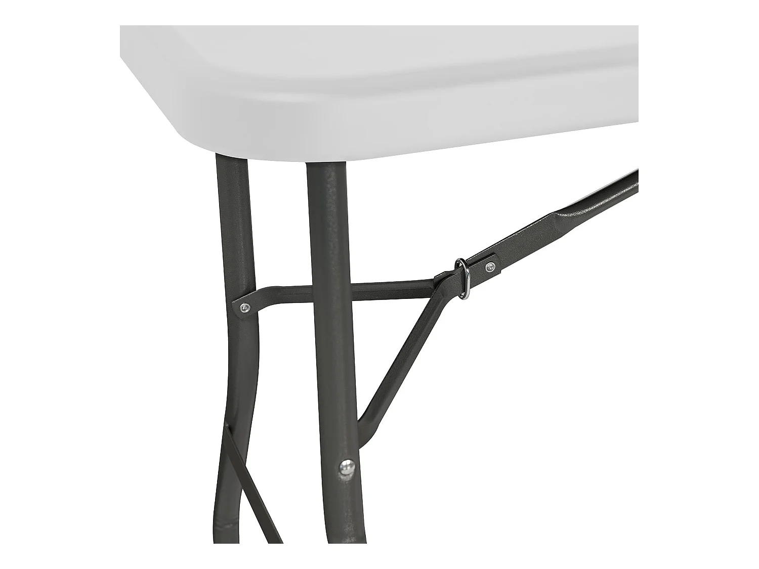 Pack 2 Tables pliantes 240cm Rectangulaire Blanc Traiteur 7house
