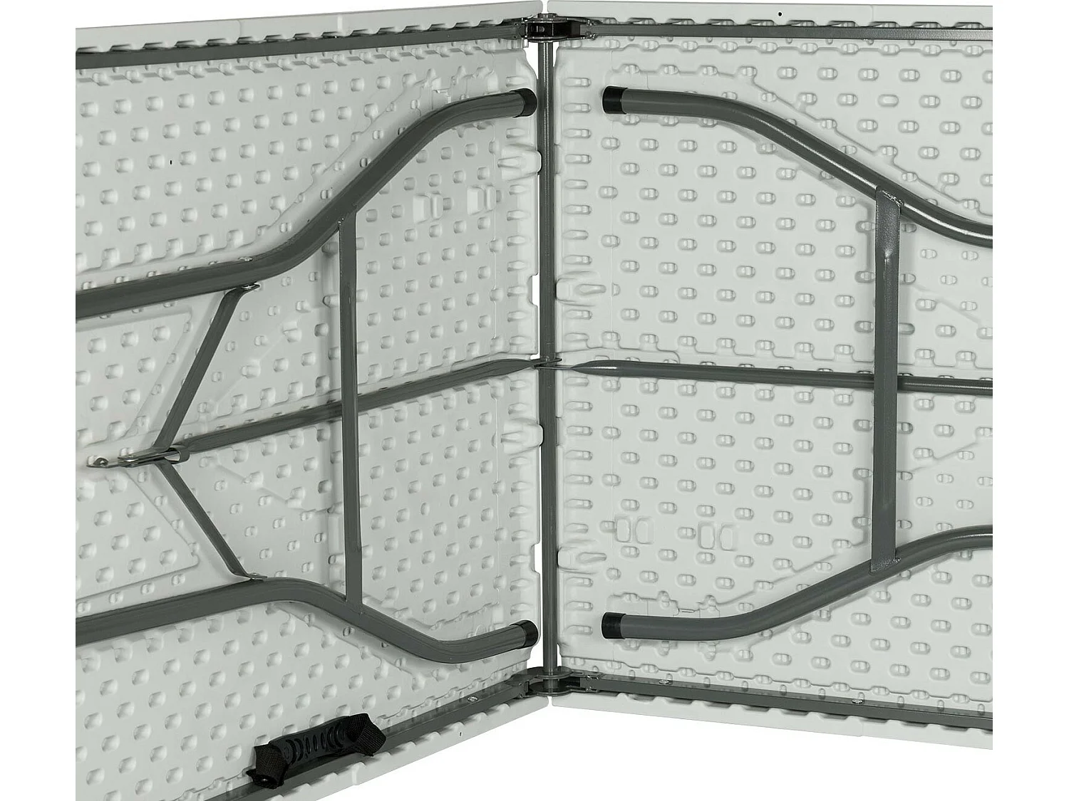 Pack 2 Tables pliantes 240cm Rectangulaire Blanc Traiteur 7house