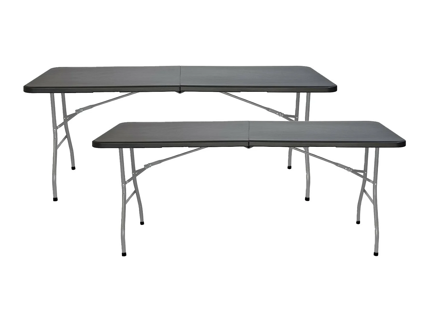 Pack 2 Tables pliantes 180cm Rectangulaires Traiteur 7house